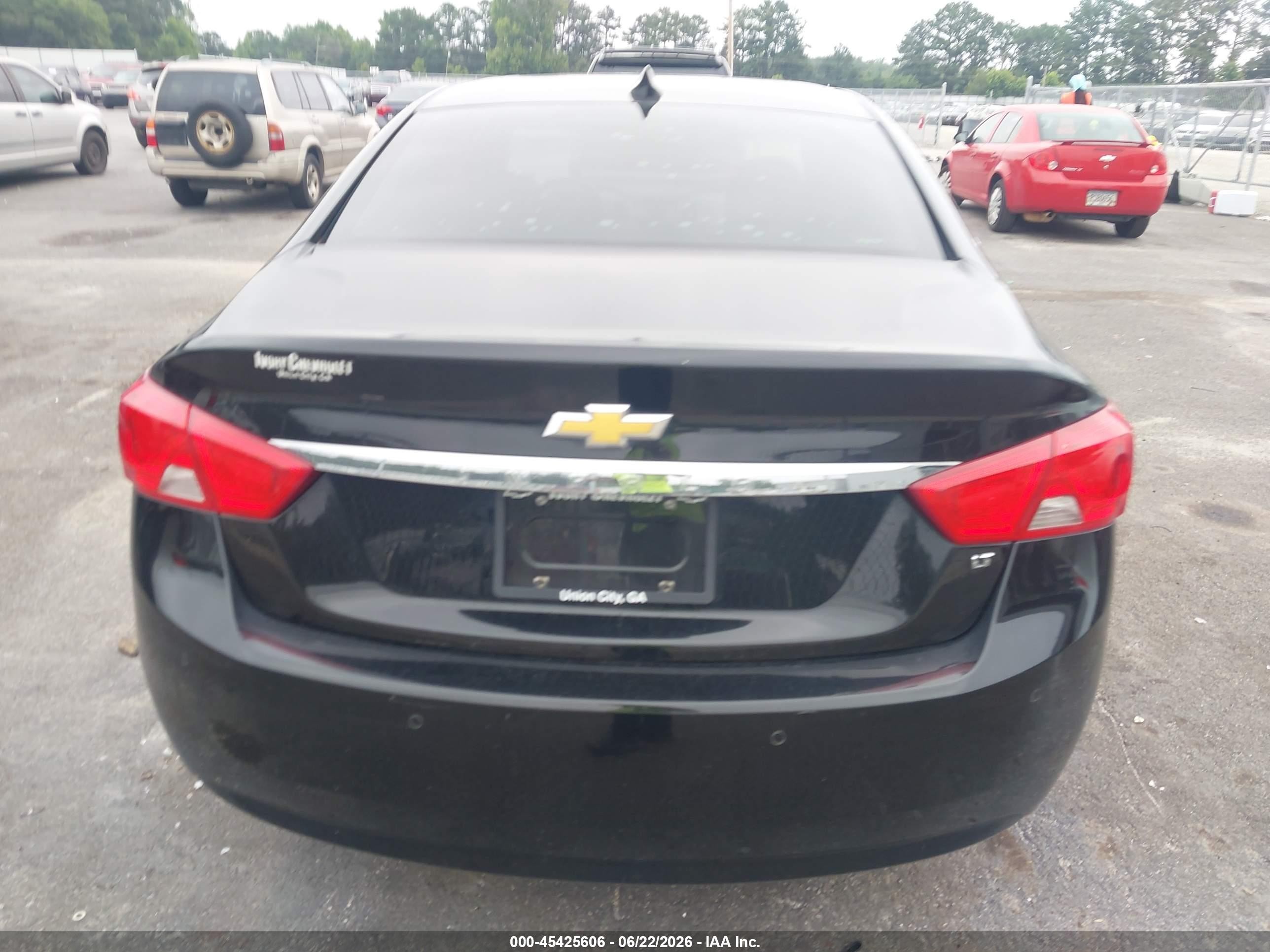 2015 Chevrolet Impala 1lt Черный vin: 2G1115SL0F9167634