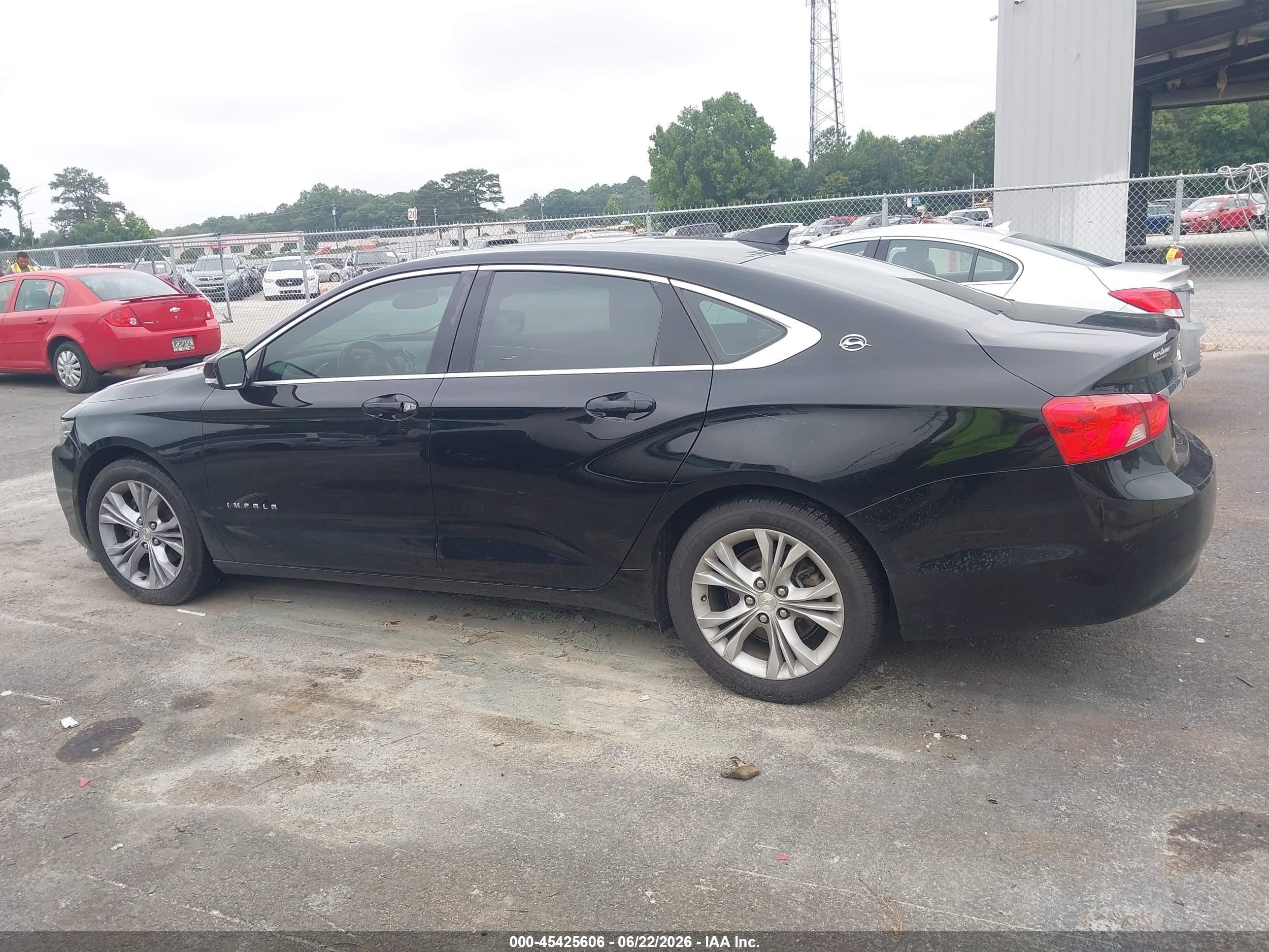 2015 Chevrolet Impala 1lt Черный vin: 2G1115SL0F9167634