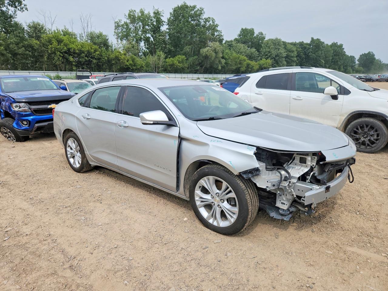 2014 Chevrolet Impala Lt Silver vin: 2G1115SL1E9252996