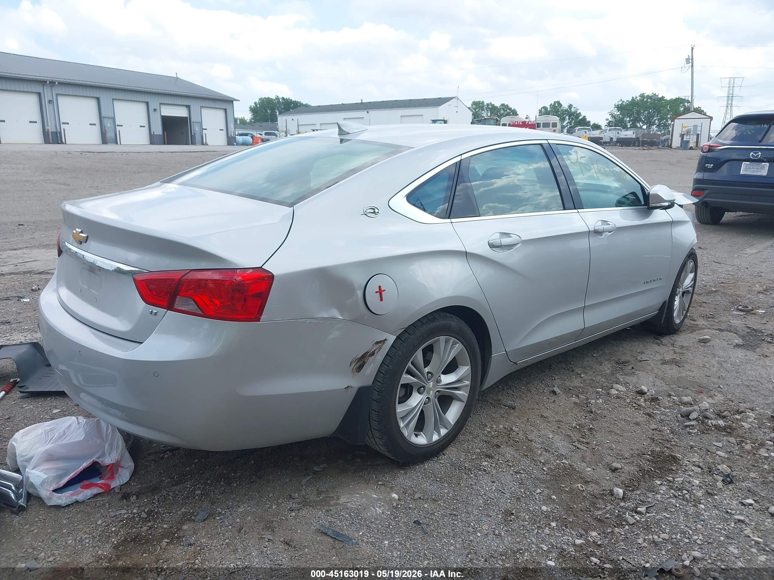 2015 Chevrolet Impala 1lt Silver vin: 2G1115SL1F9148946