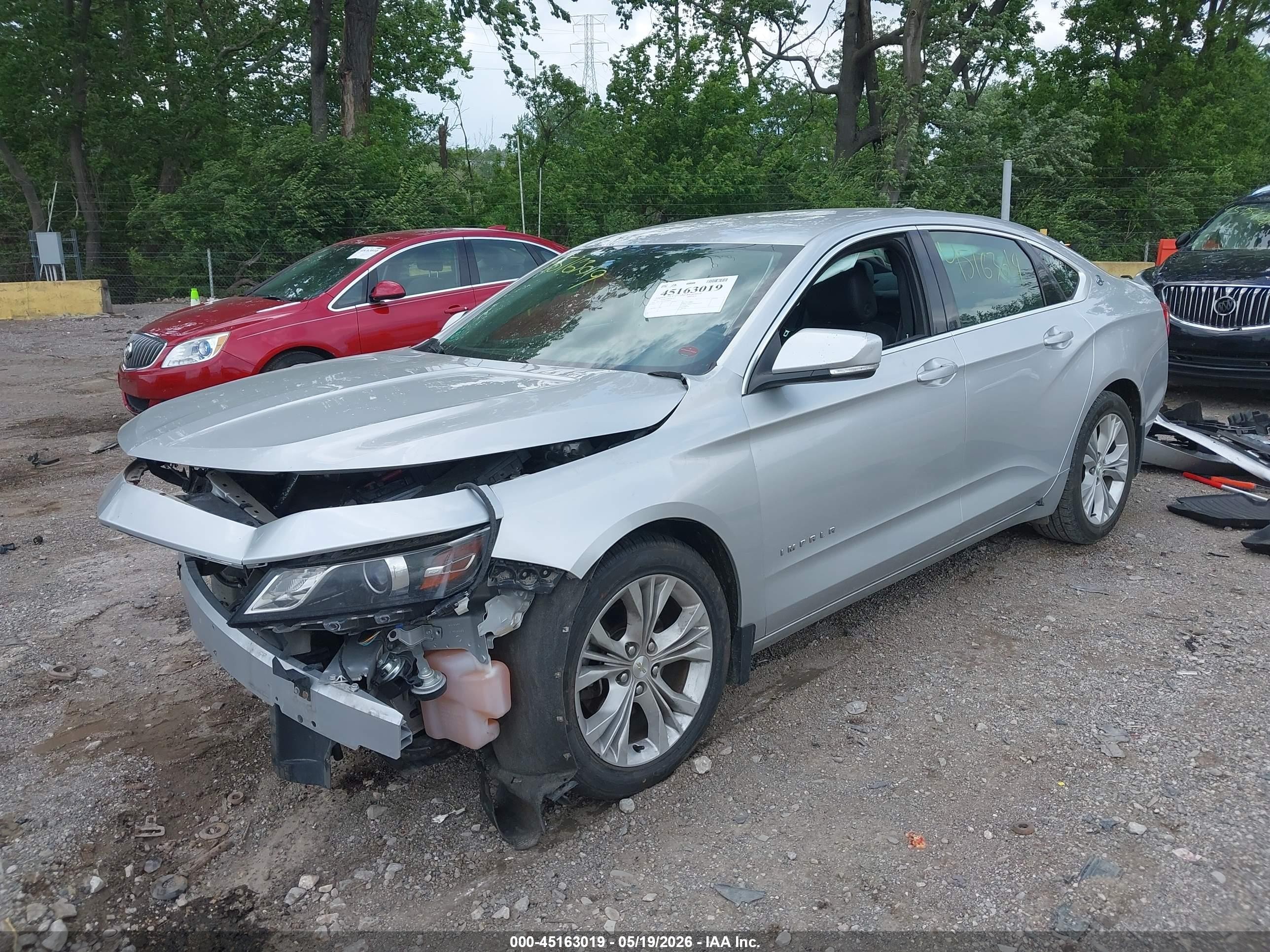 2015 Chevrolet Impala 1lt Silver vin: 2G1115SL1F9148946
