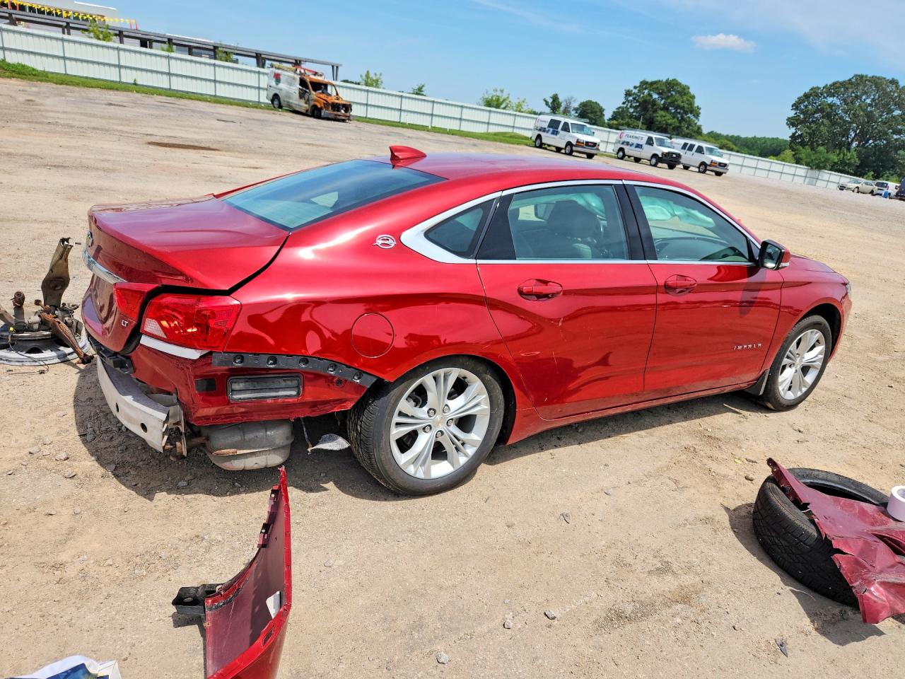 2015 Chevrolet Impala Lt Red vin: 2G1115SL1F9176391