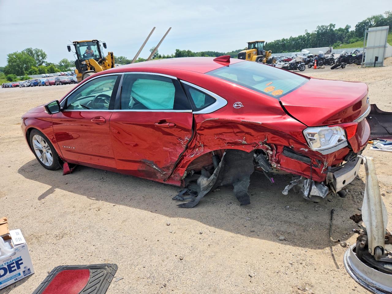 2015 Chevrolet Impala Lt Red vin: 2G1115SL1F9176391