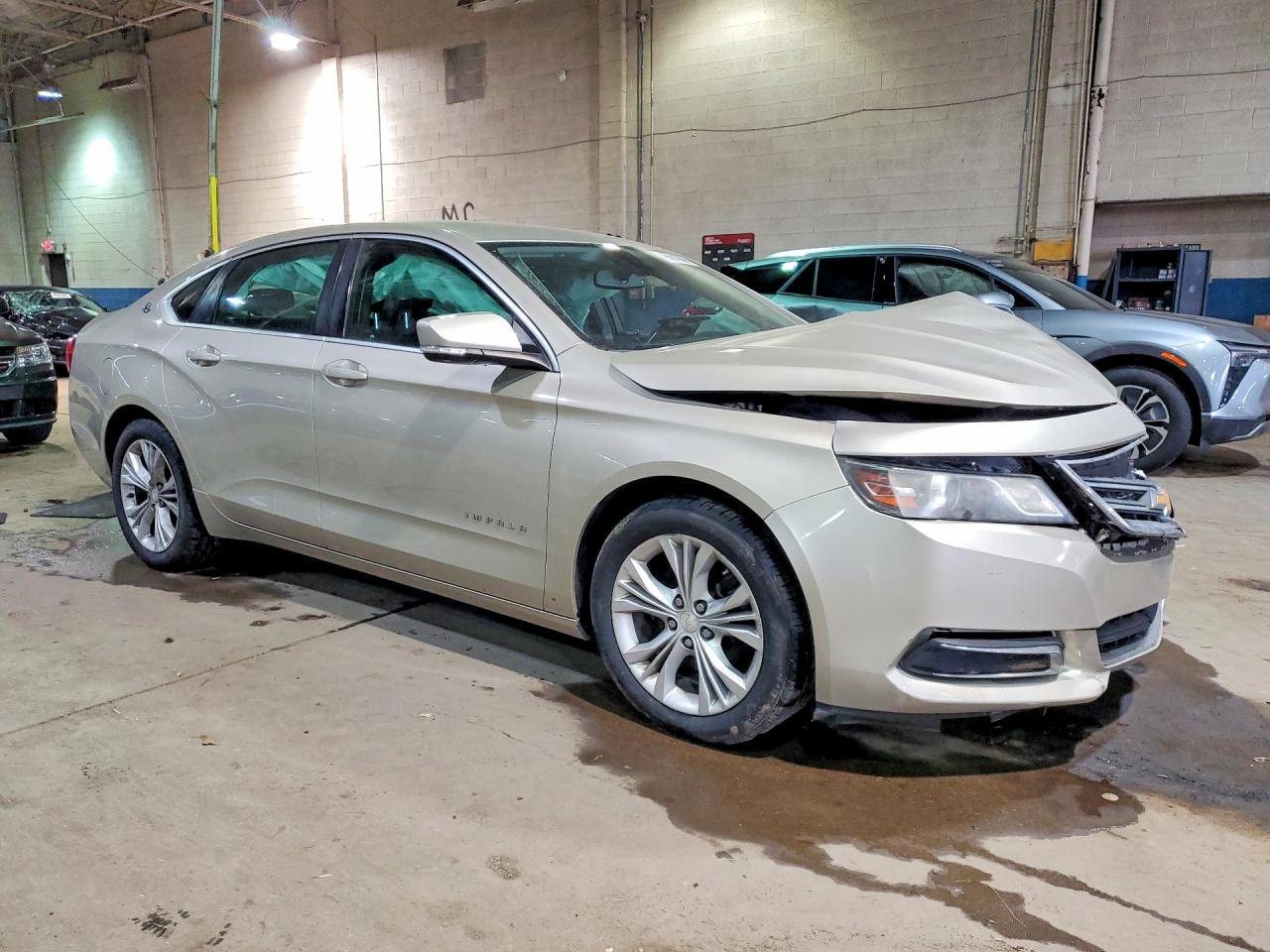 2014 Chevrolet Impala Lt Beige vin: 2G1115SL2E9159226