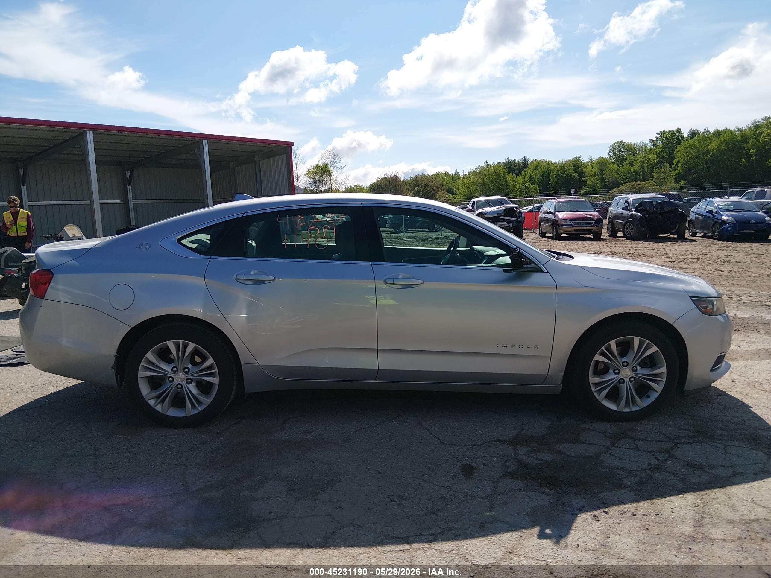 2014 Chevrolet Impala 1lt Silver vin: 2G1115SL2E9271279