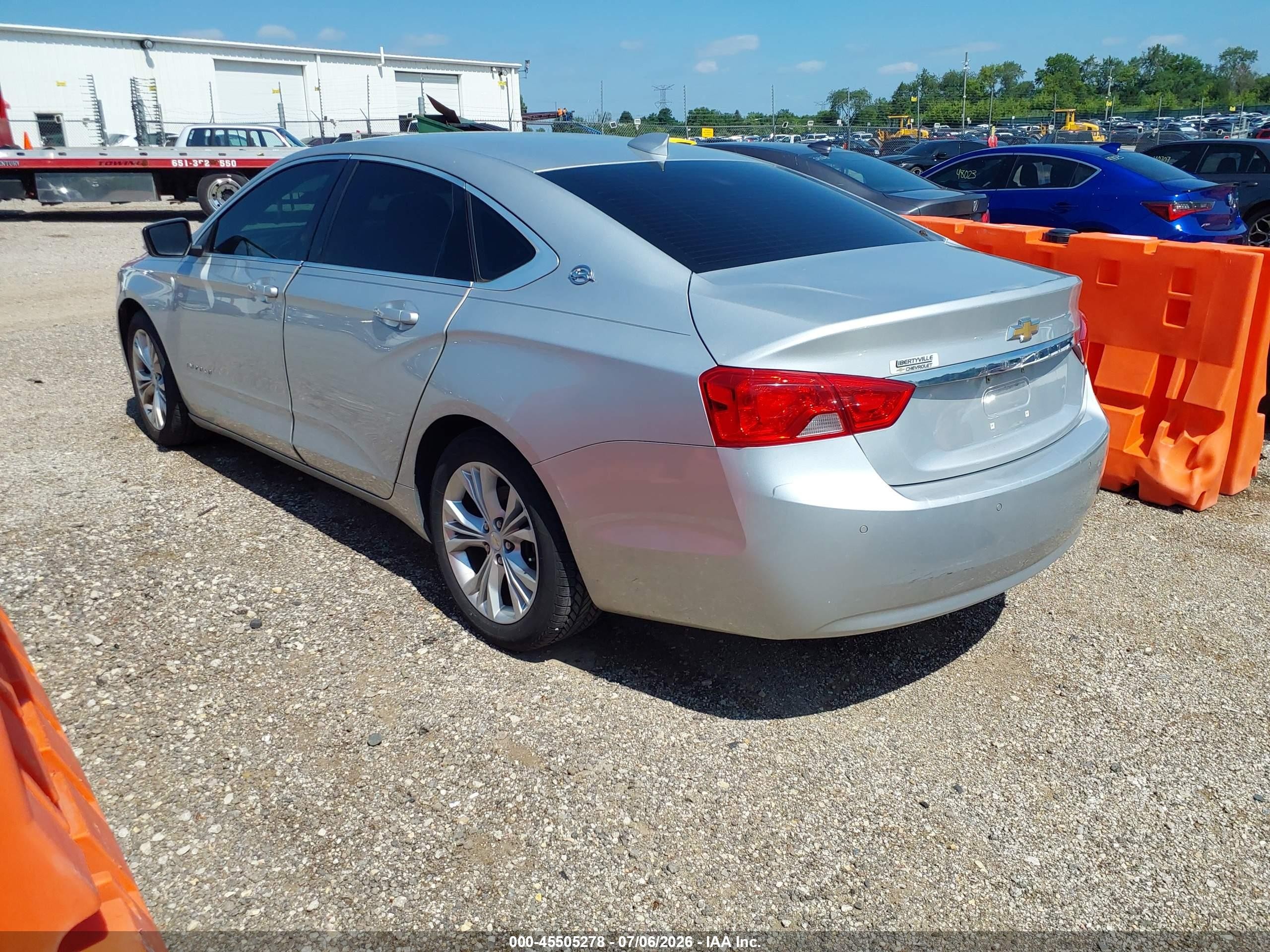 2015 Chevrolet Impala 1lt Silver vin: 2G1115SL2F9225579
