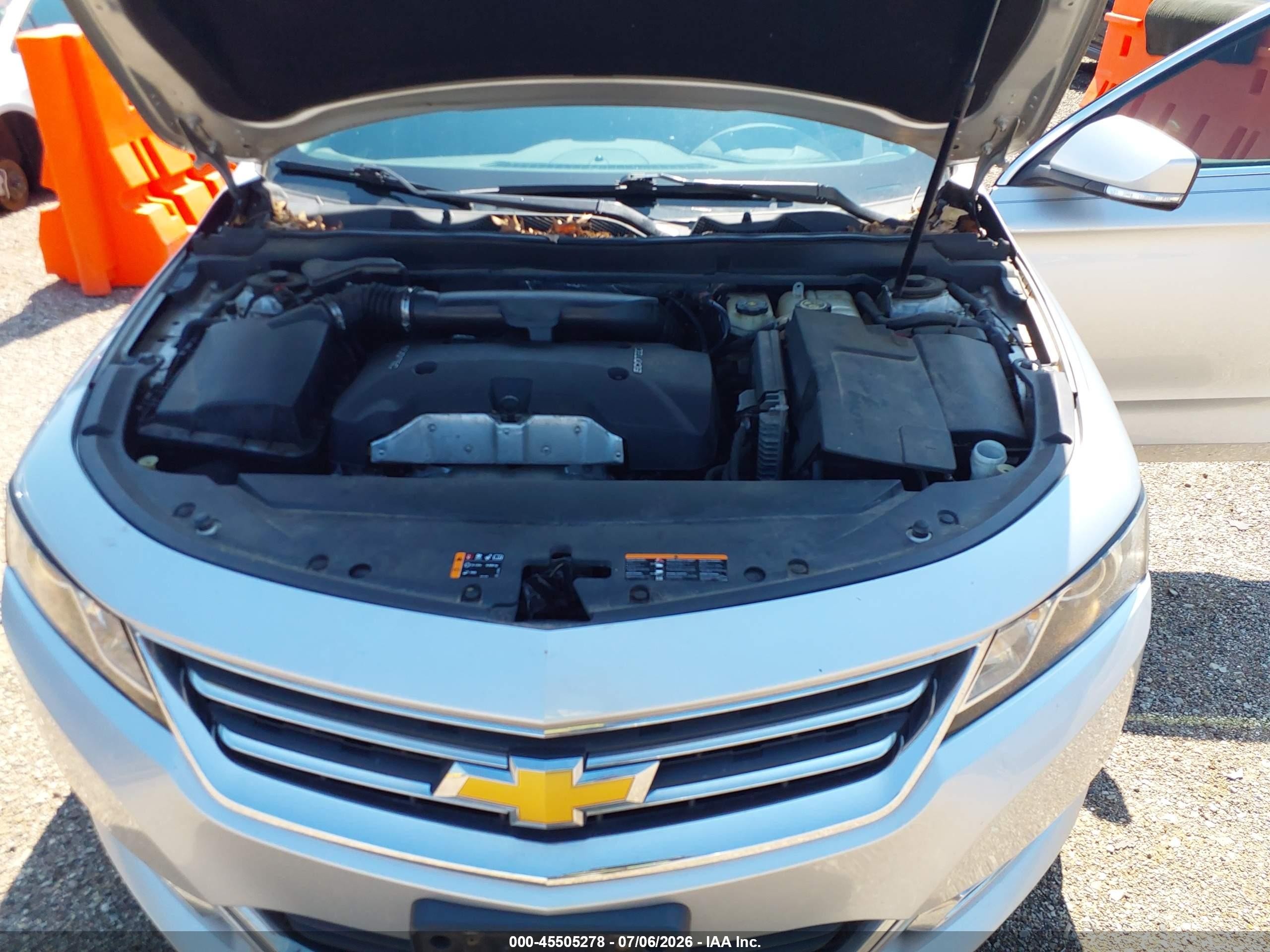 2015 Chevrolet Impala 1lt Silver vin: 2G1115SL2F9225579