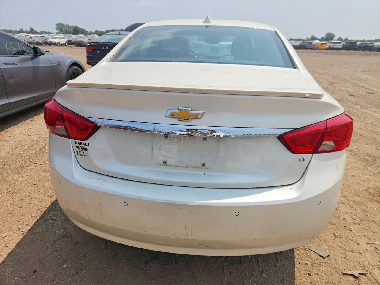 2014 Chevrolet Impala Lt White vin: 2G1115SL4E9228532