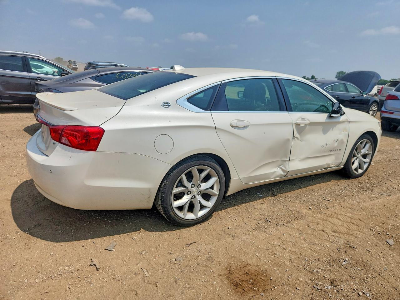 2014 Chevrolet Impala Lt White vin: 2G1115SL4E9228532