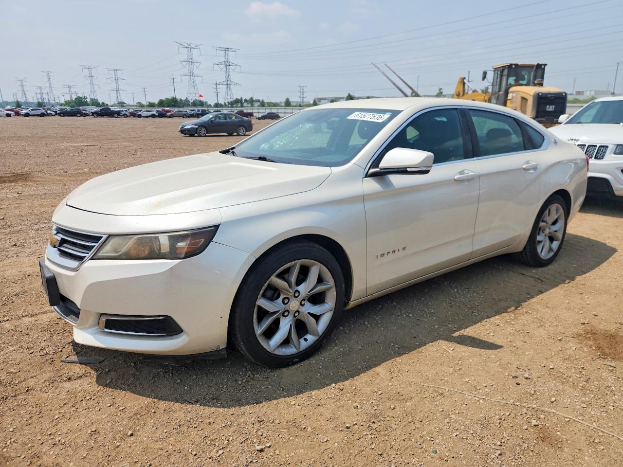 2014 Chevrolet Impala Lt White vin: 2G1115SL4E9228532