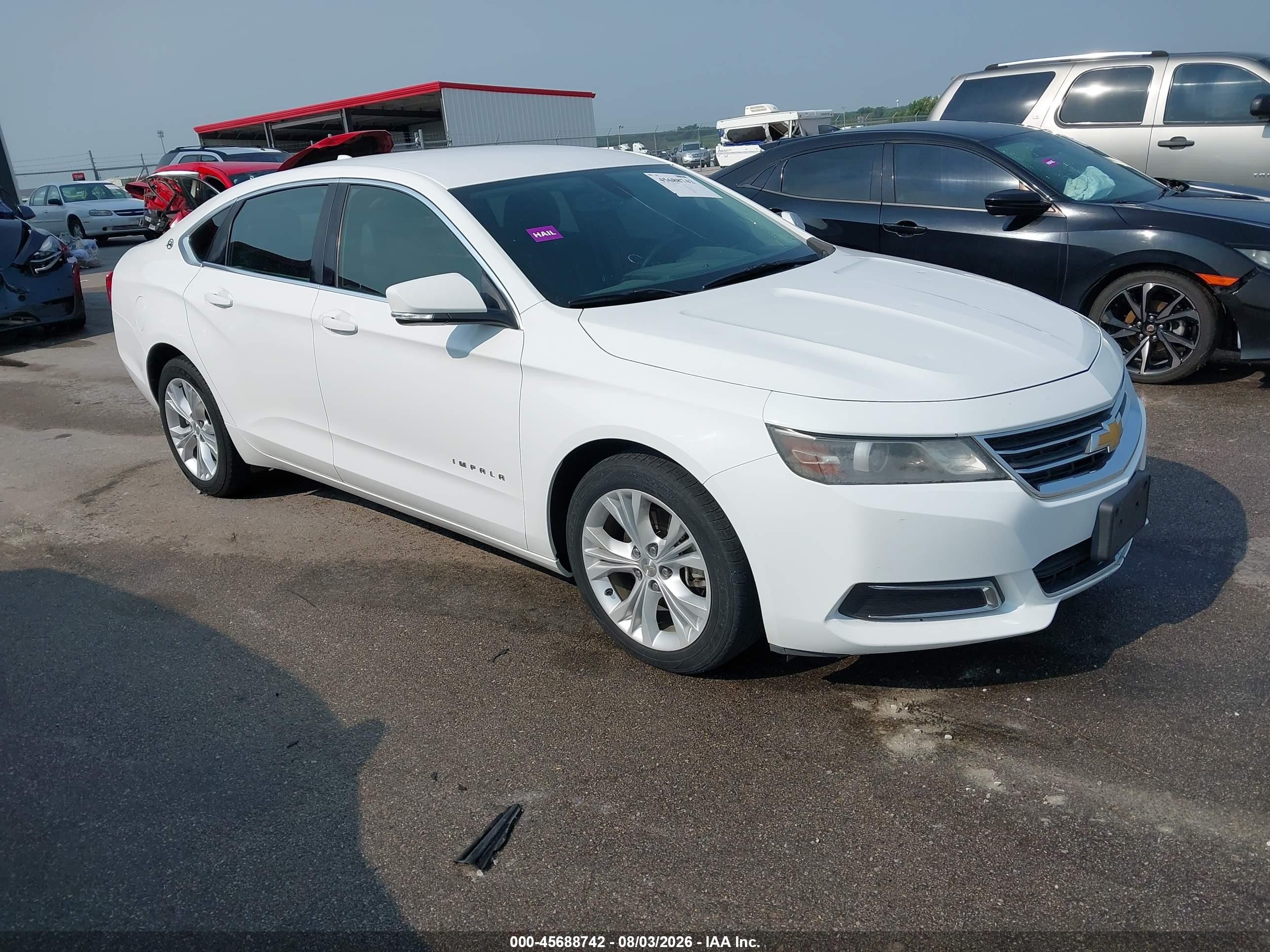 2014 Chevrolet Impala 1lt Белый vin: 2G1115SL5E9289260