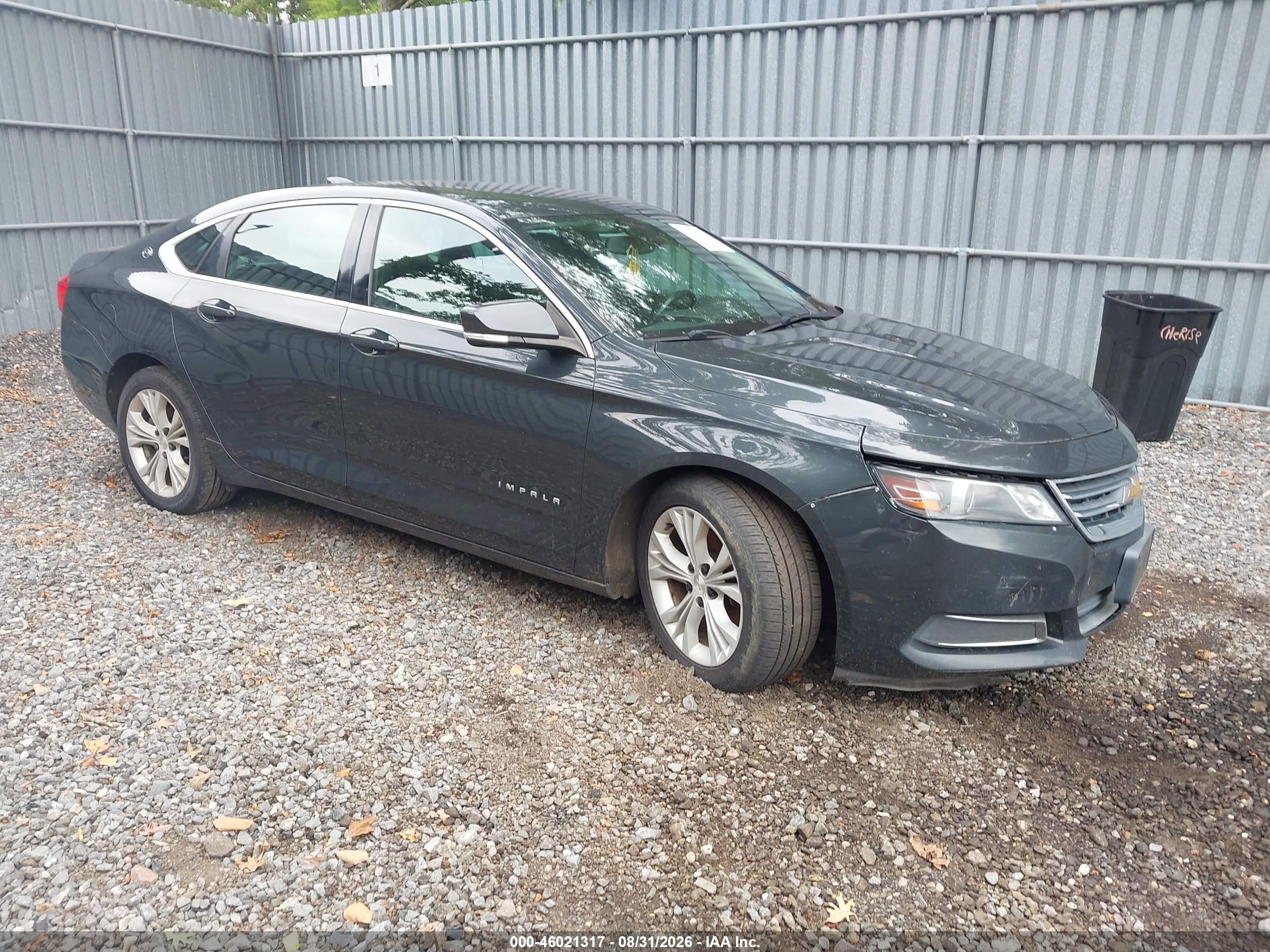 2015 Chevrolet Impala 1lt Gray vin: 2G1115SL5F9194084