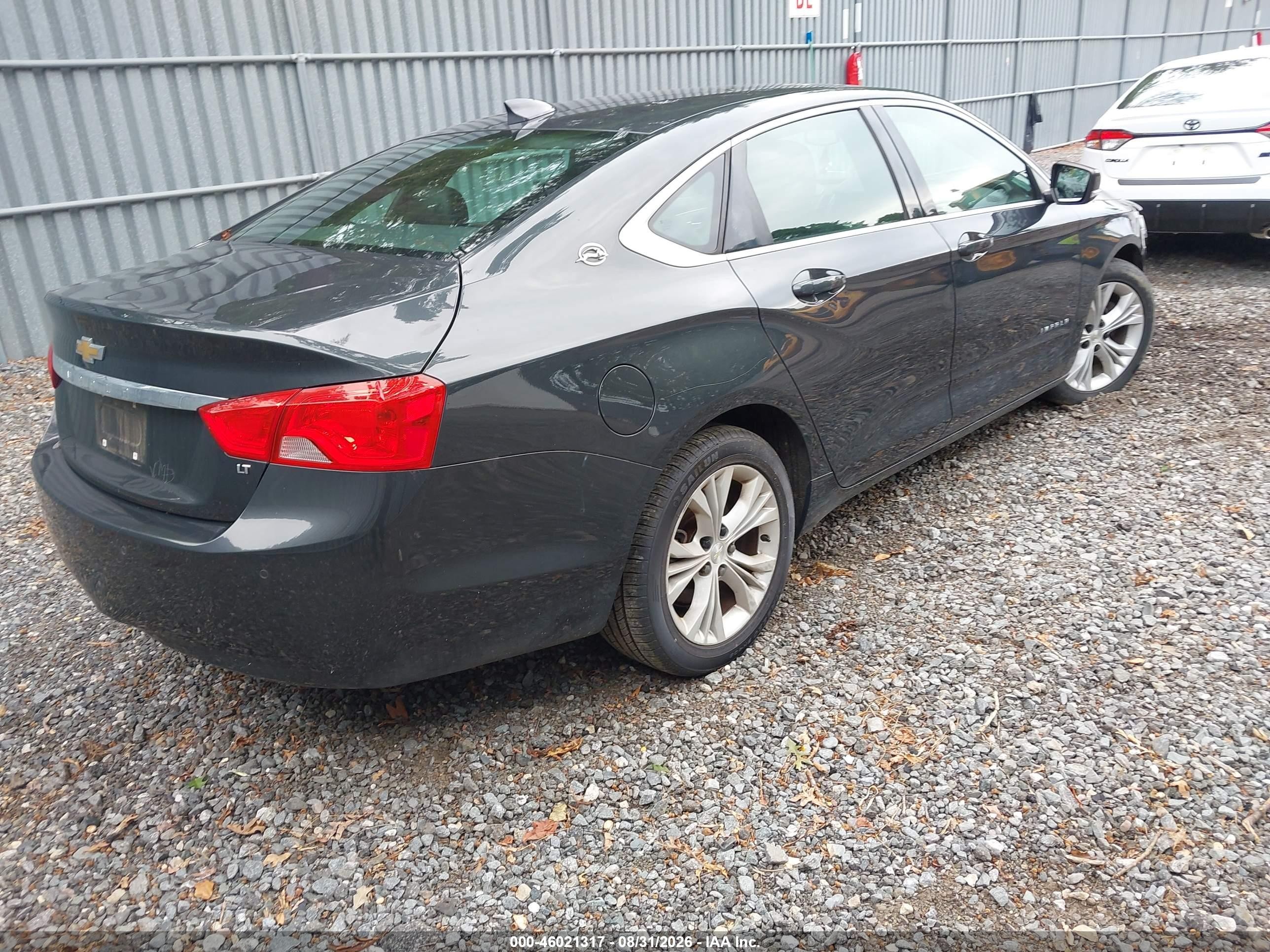 2015 Chevrolet Impala 1lt Gray vin: 2G1115SL5F9194084