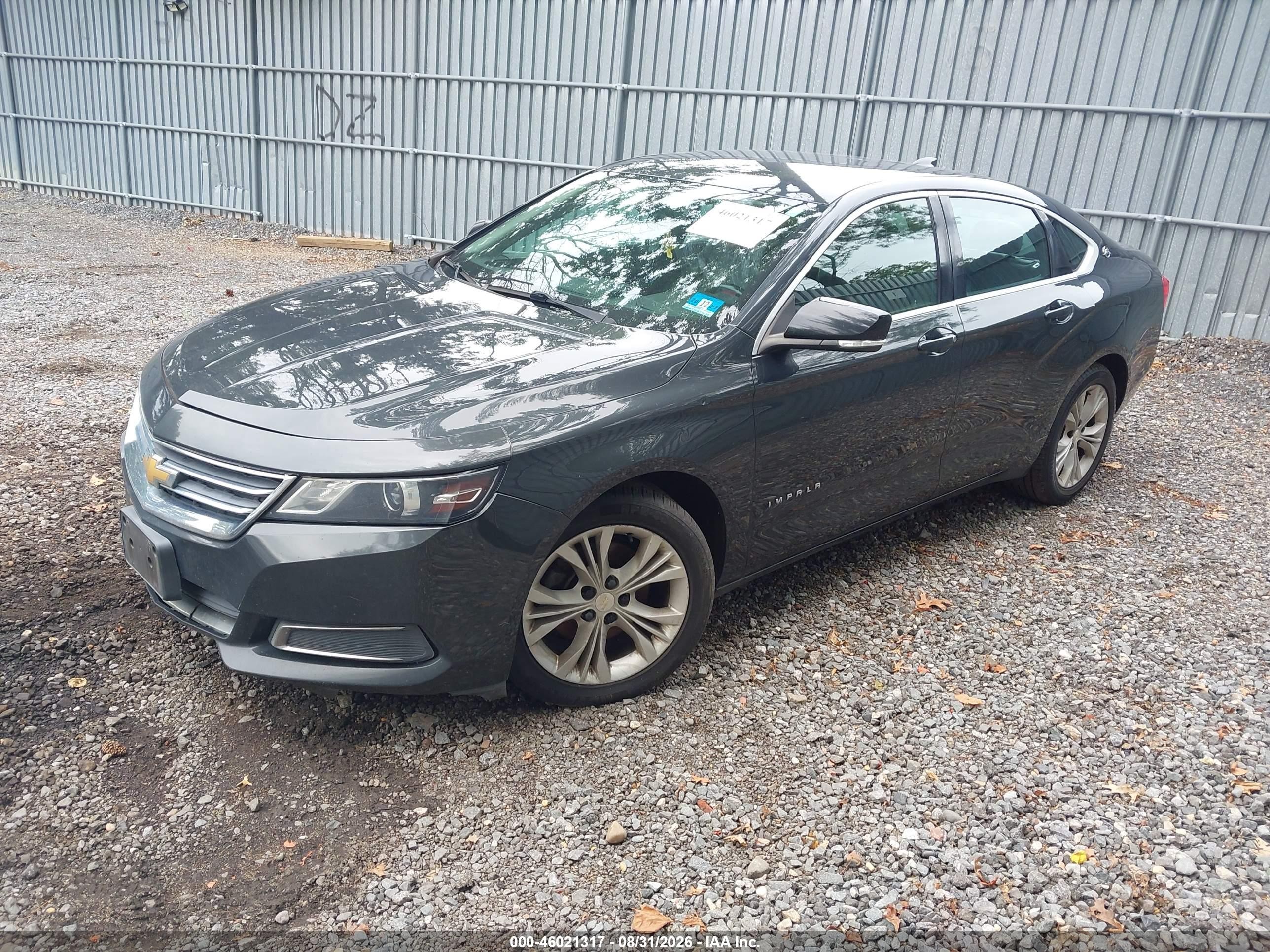2015 Chevrolet Impala 1lt Gray vin: 2G1115SL5F9194084