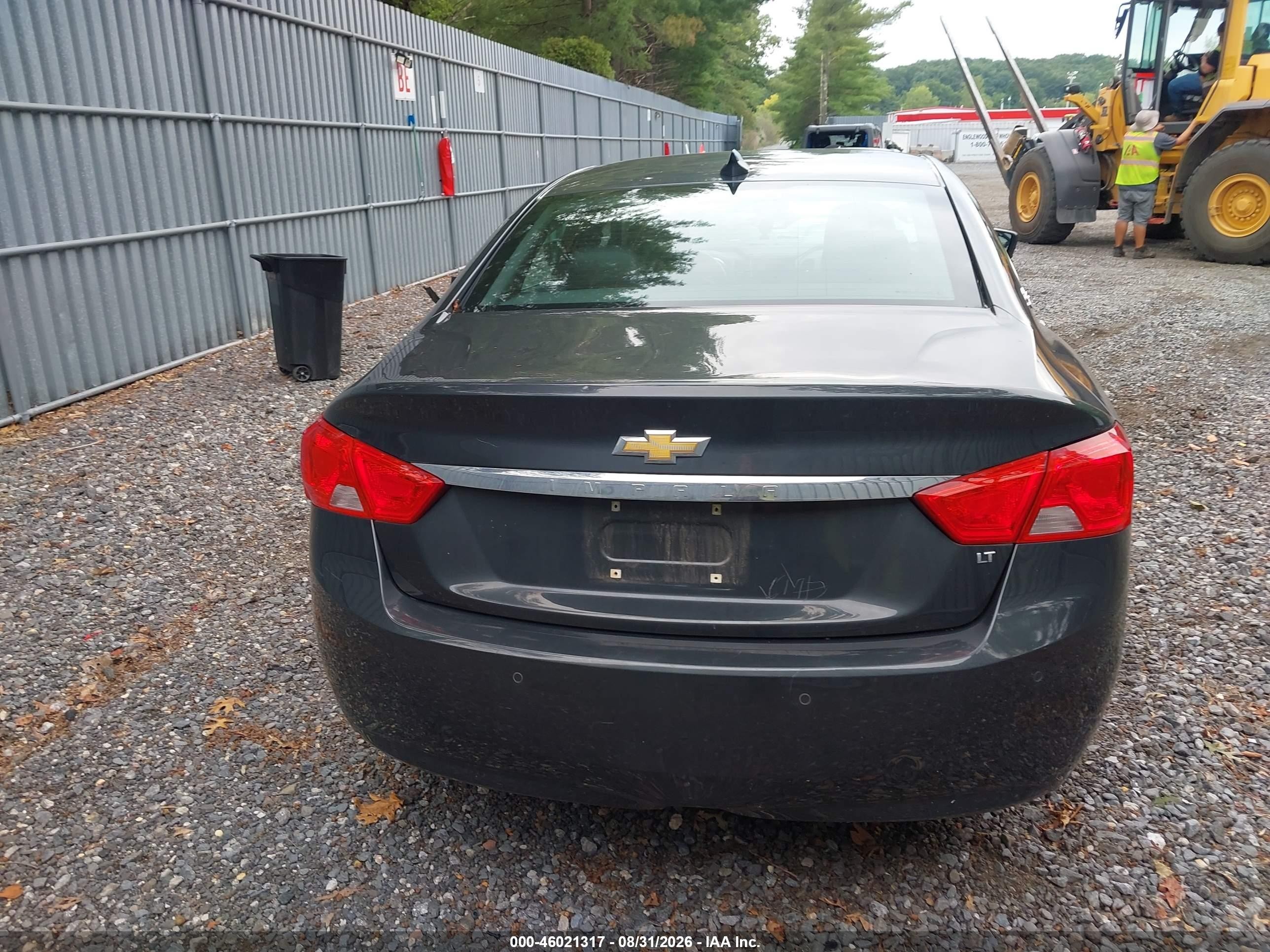 2015 Chevrolet Impala 1lt Gray vin: 2G1115SL5F9194084