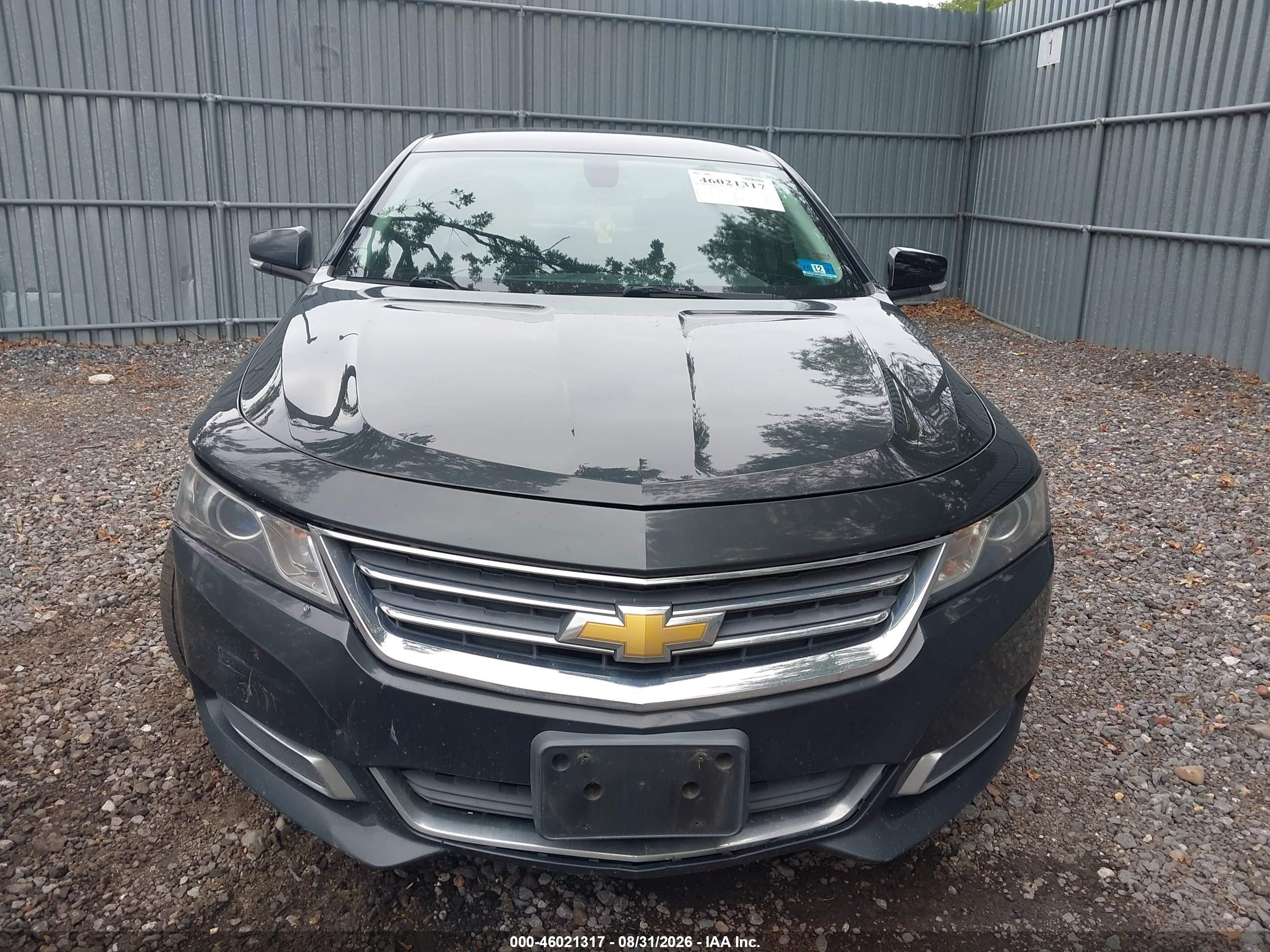 2015 Chevrolet Impala 1lt Gray vin: 2G1115SL5F9194084