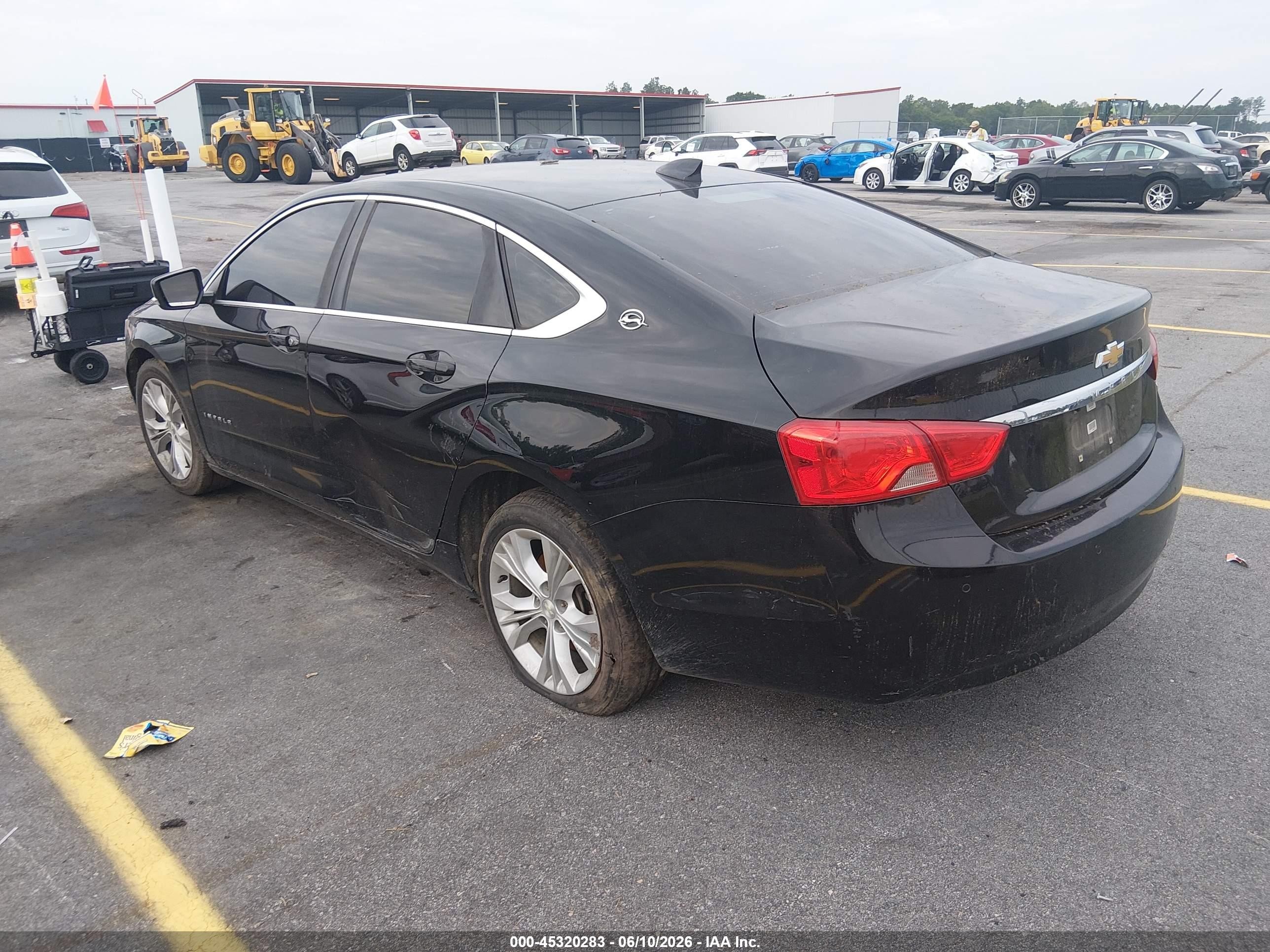 2015 Chevrolet Impala 1lt Black vin: 2G1115SL5F9217699
