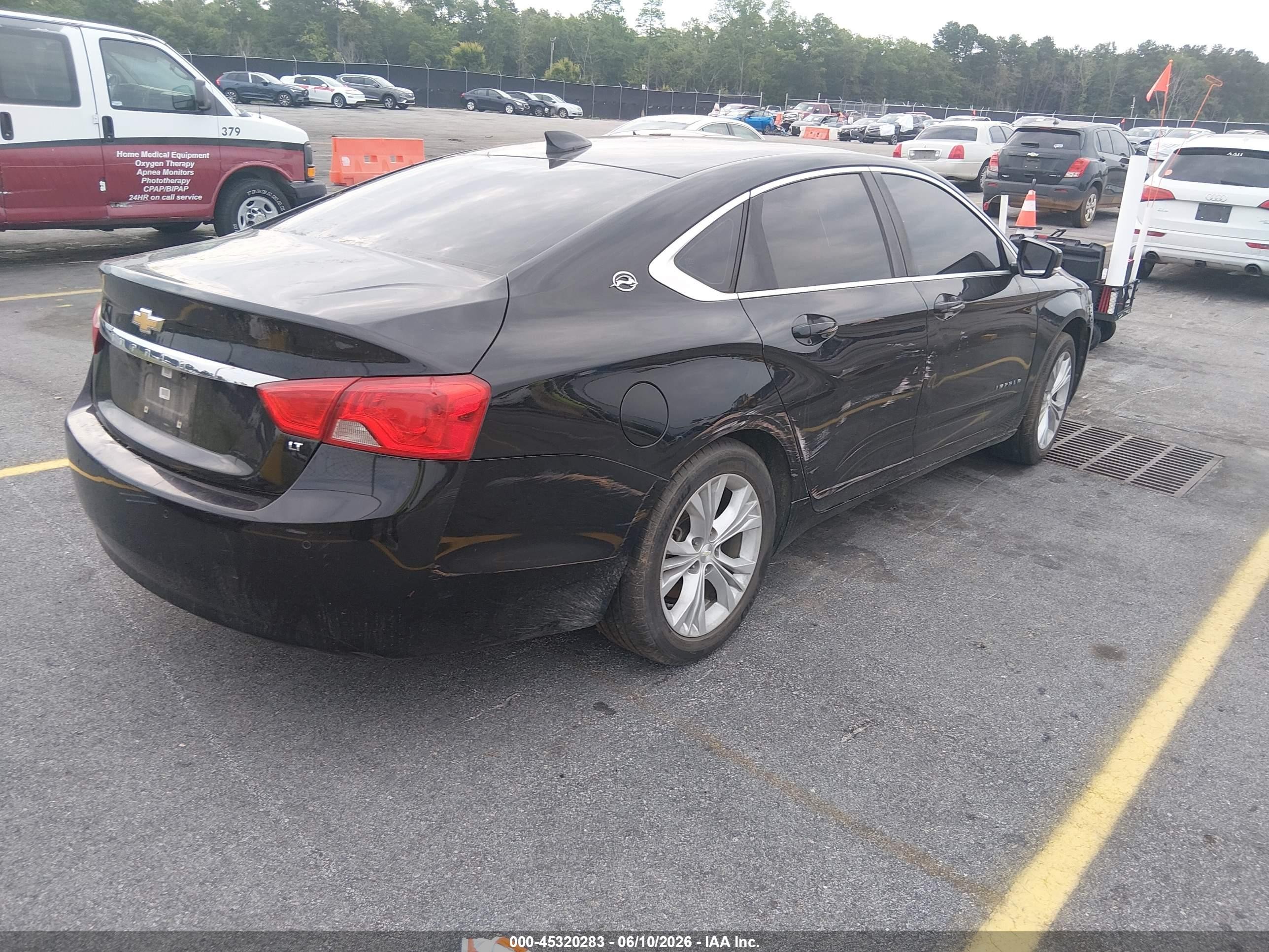2015 Chevrolet Impala 1lt Black vin: 2G1115SL5F9217699