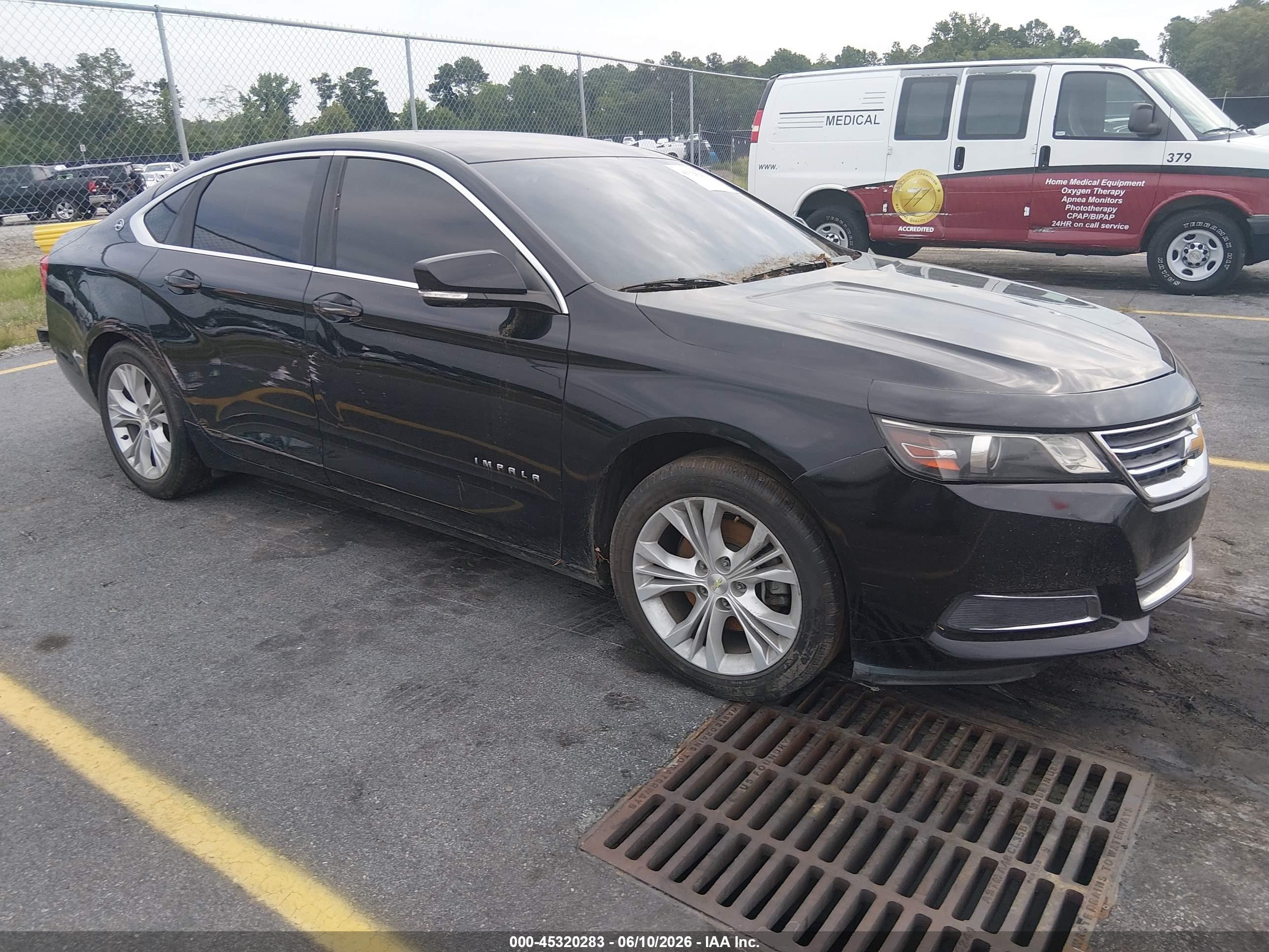 2015 Chevrolet Impala 1lt Black vin: 2G1115SL5F9217699