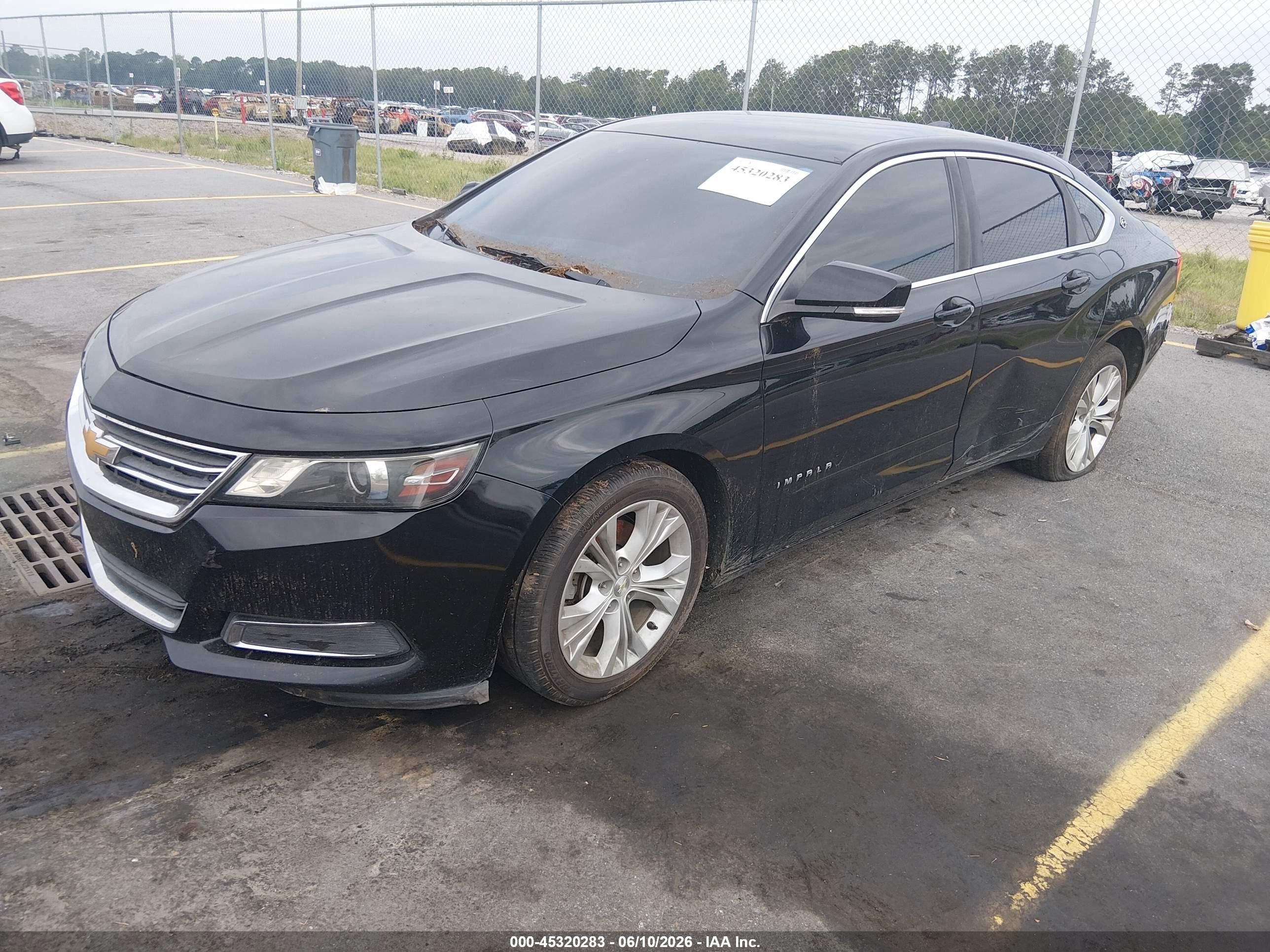 2015 Chevrolet Impala 1lt Black vin: 2G1115SL5F9217699