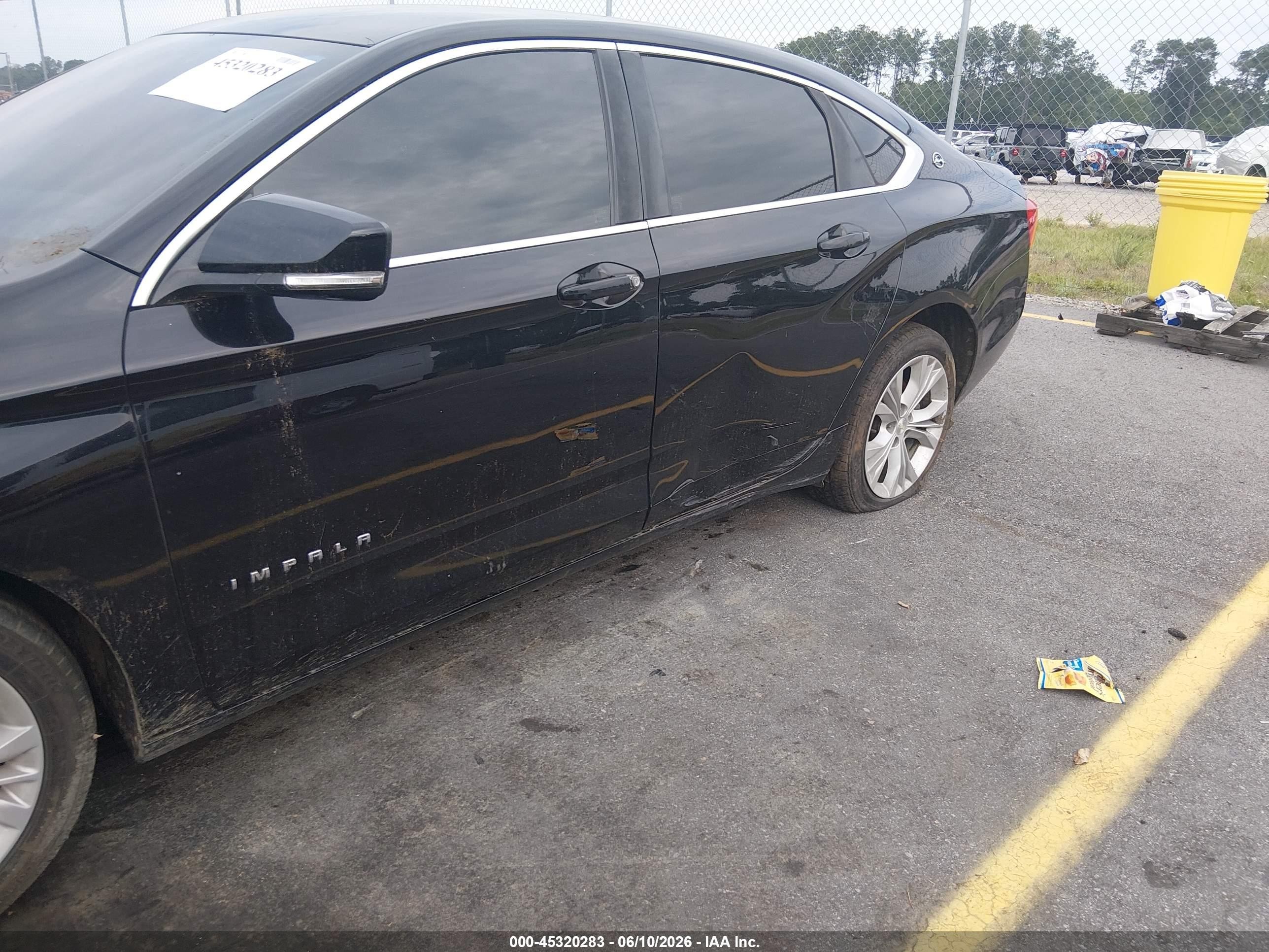 2015 Chevrolet Impala 1lt Black vin: 2G1115SL5F9217699