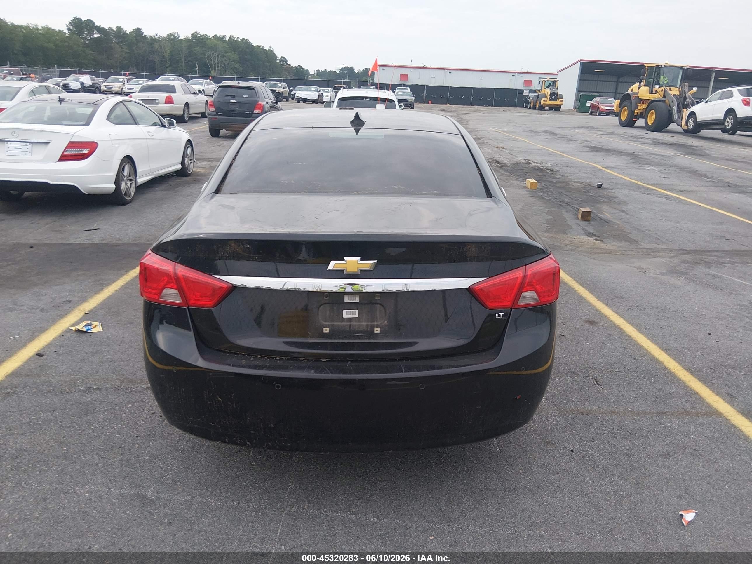 2015 Chevrolet Impala 1lt Black vin: 2G1115SL5F9217699