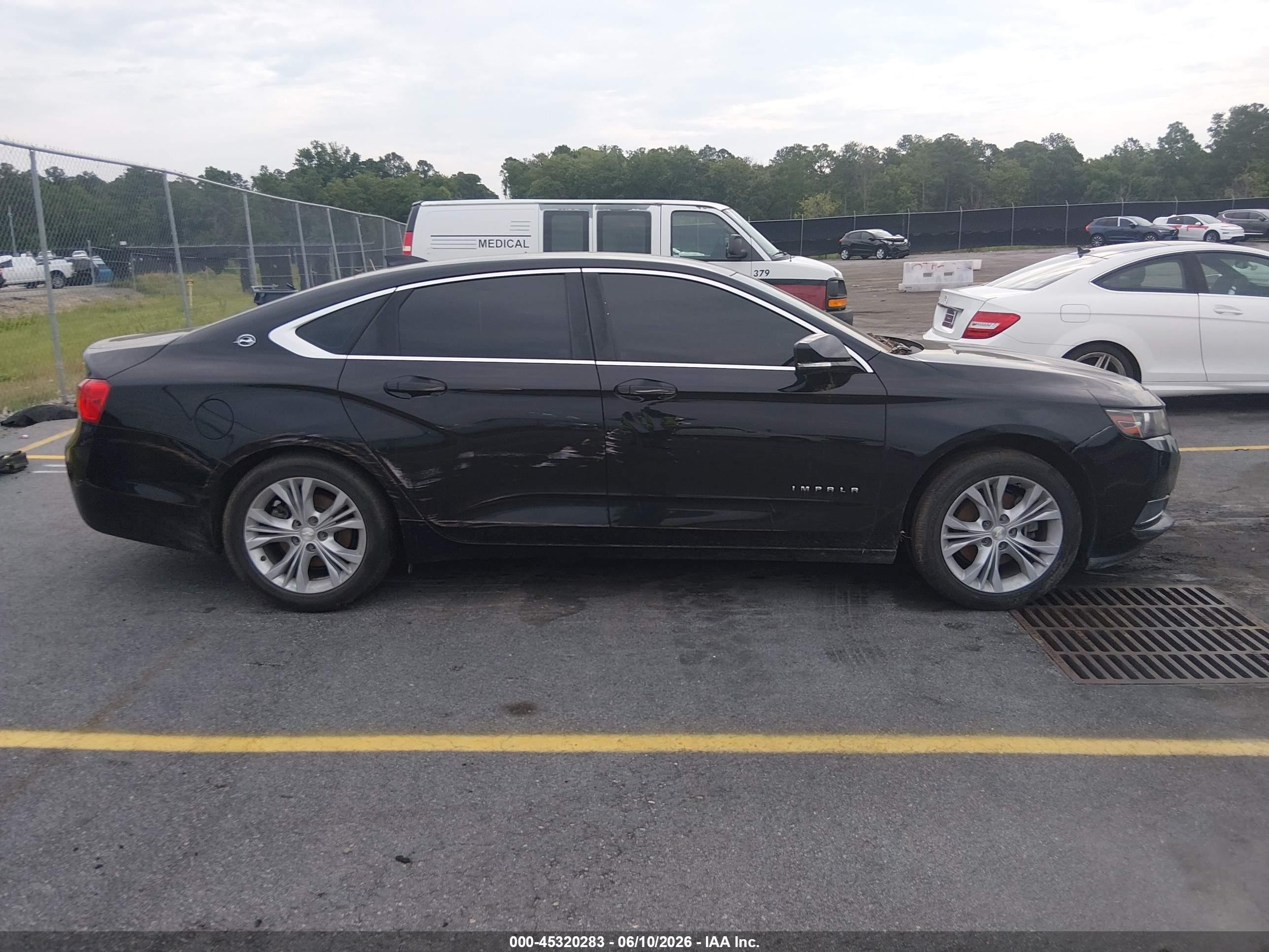 2015 Chevrolet Impala 1lt Black vin: 2G1115SL5F9217699