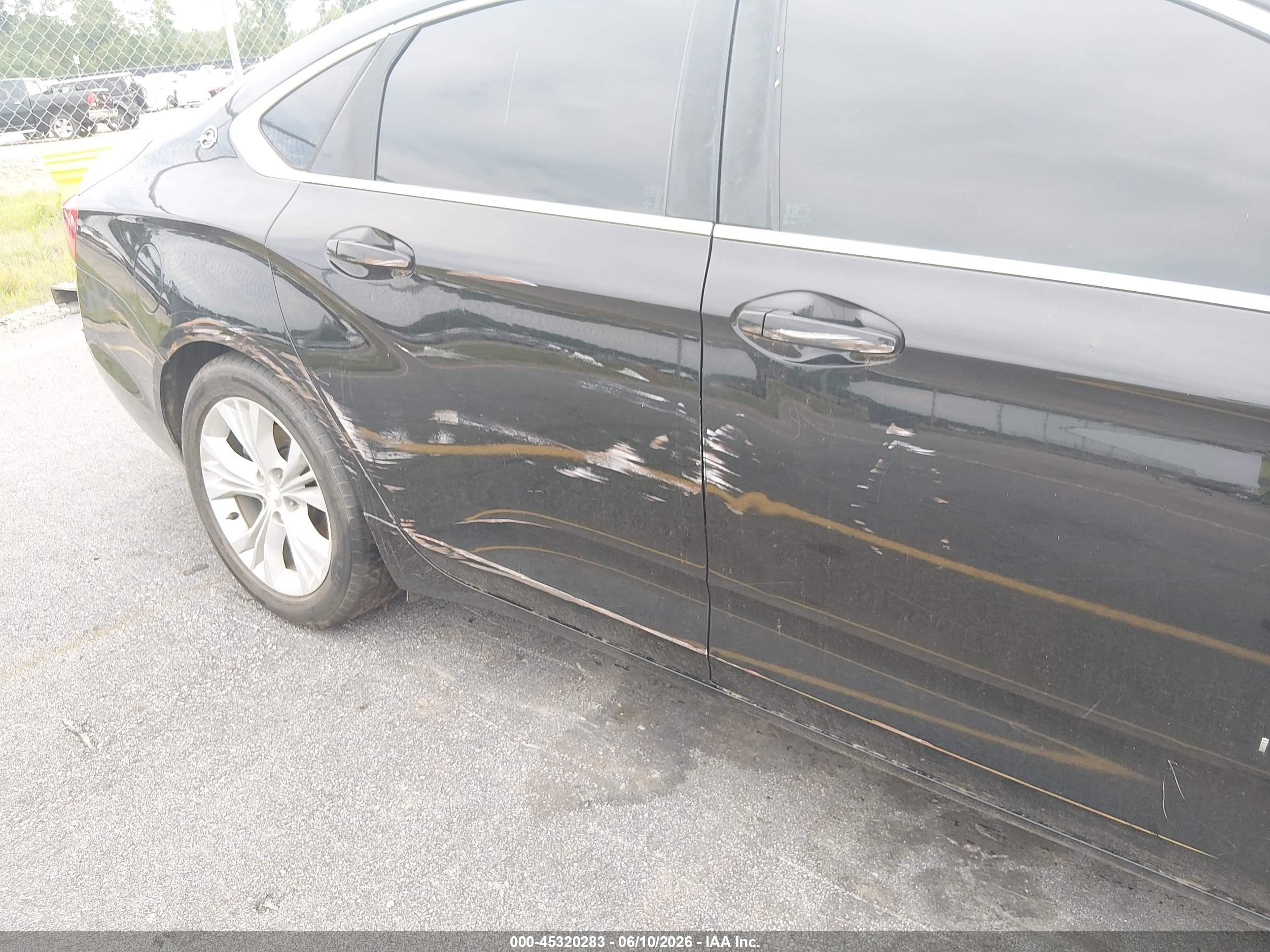 2015 Chevrolet Impala 1lt Black vin: 2G1115SL5F9217699