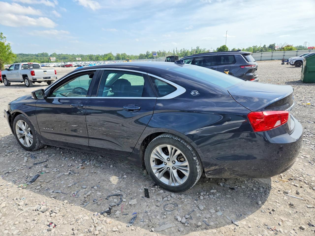 2014 Chevrolet Impala Lt Blue vin: 2G1115SL6E9183285