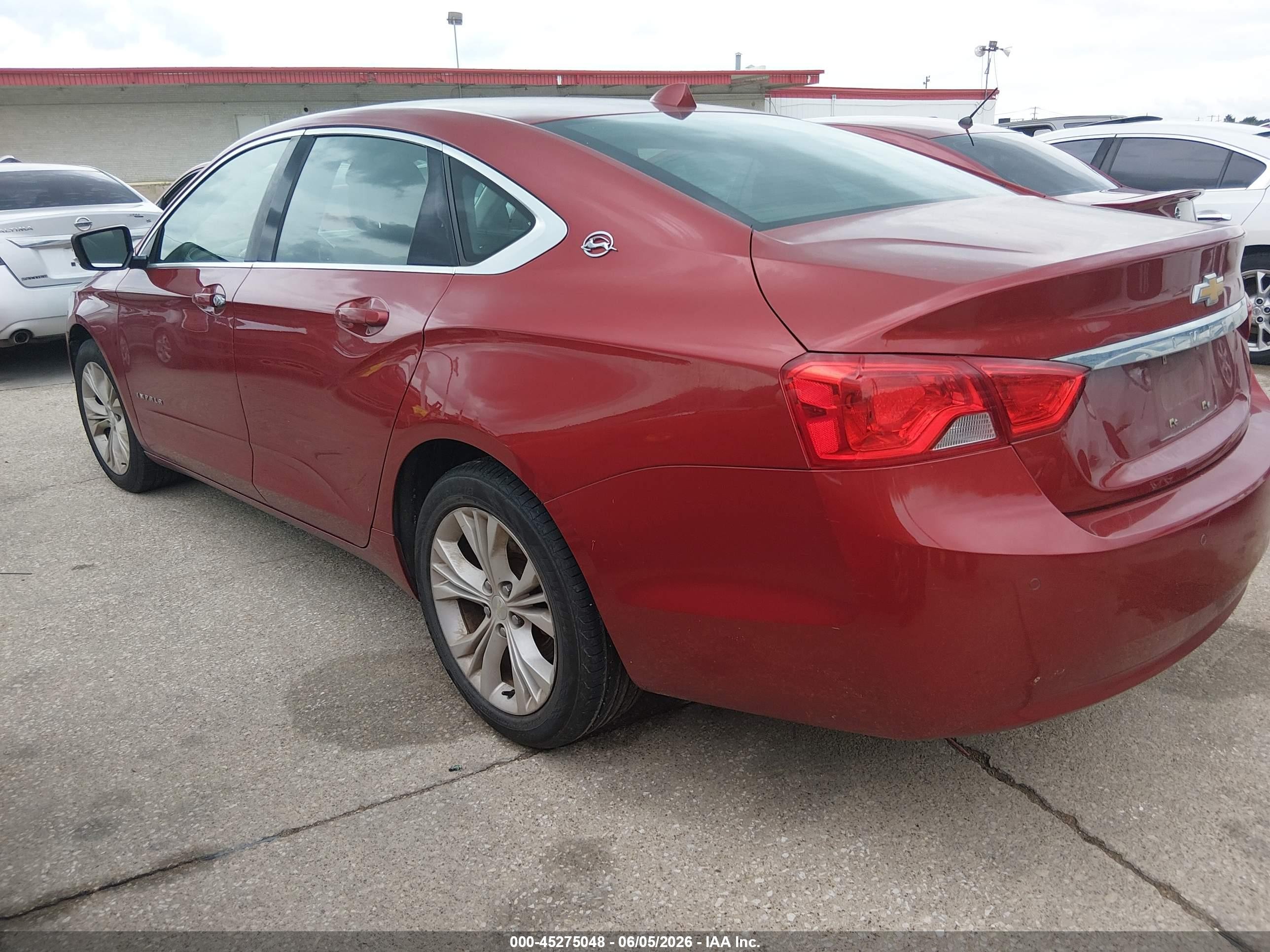 2014 Chevrolet Impala 1lt Red vin: 2G1115SL6E9202093