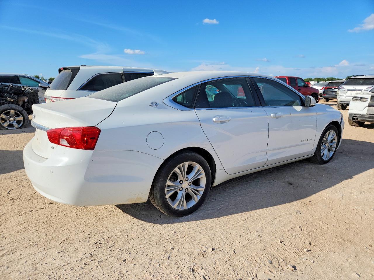 2015 Chevrolet Impala Lt White vin: 2G1115SL6F9241221