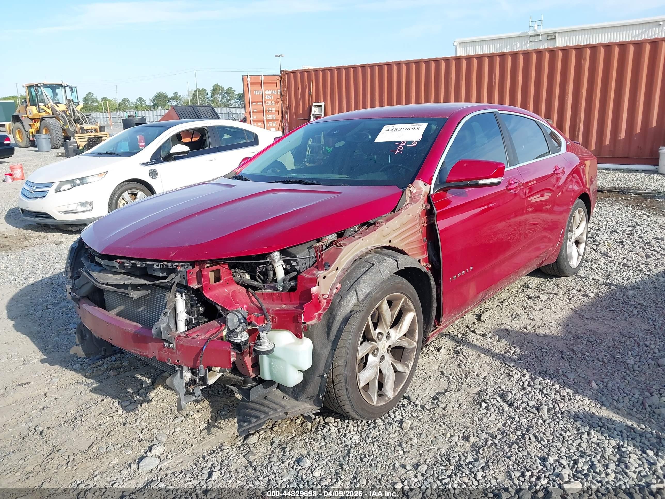 2014 Chevrolet Impala 1lt Red vin: 2G1115SL7E9110538