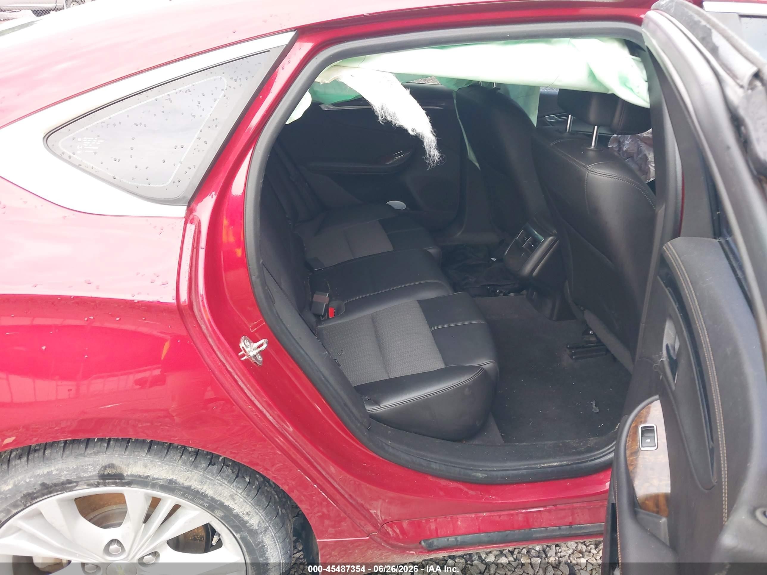 2014 Chevrolet Impala 1lt Красный vin: 2G1115SL7E9234857