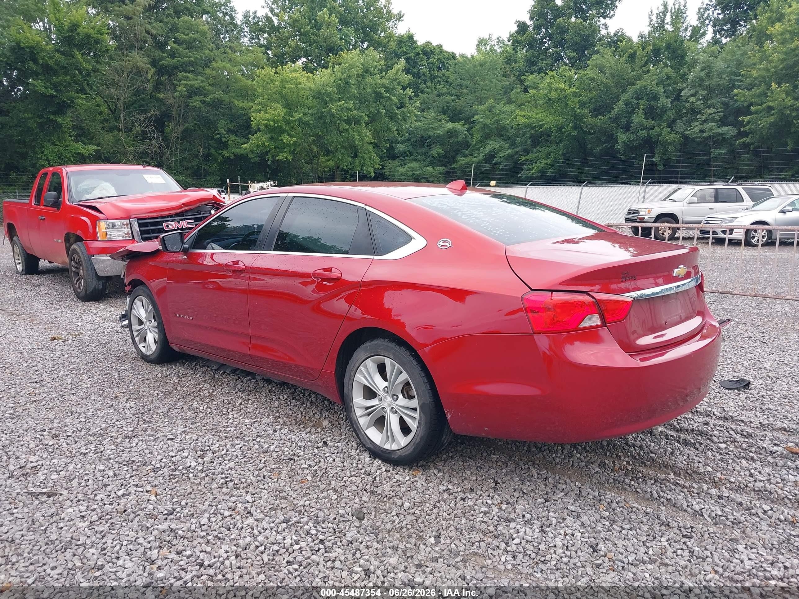 2014 Chevrolet Impala 1lt Красный vin: 2G1115SL7E9234857