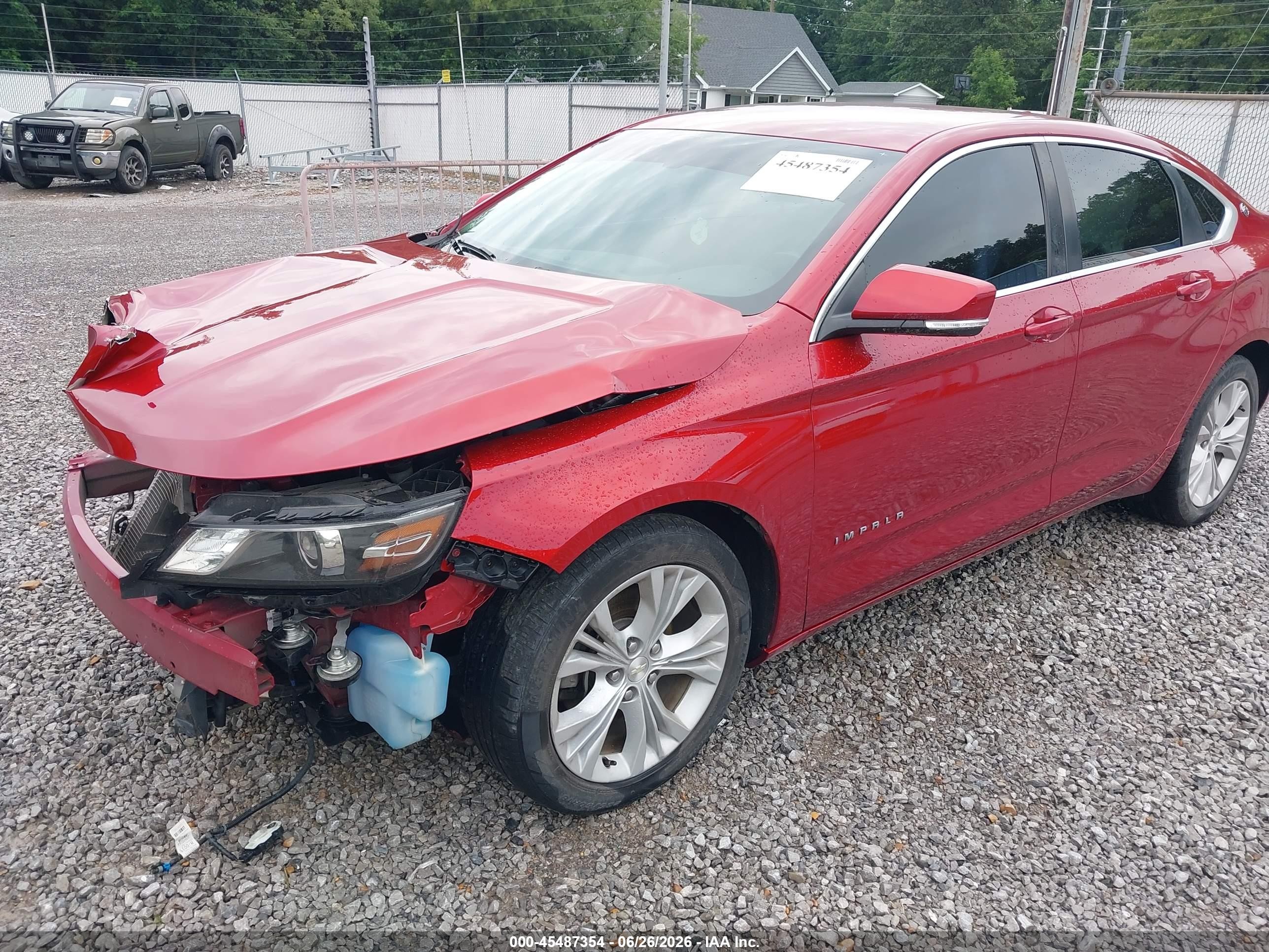 2014 Chevrolet Impala 1lt Красный vin: 2G1115SL7E9234857
