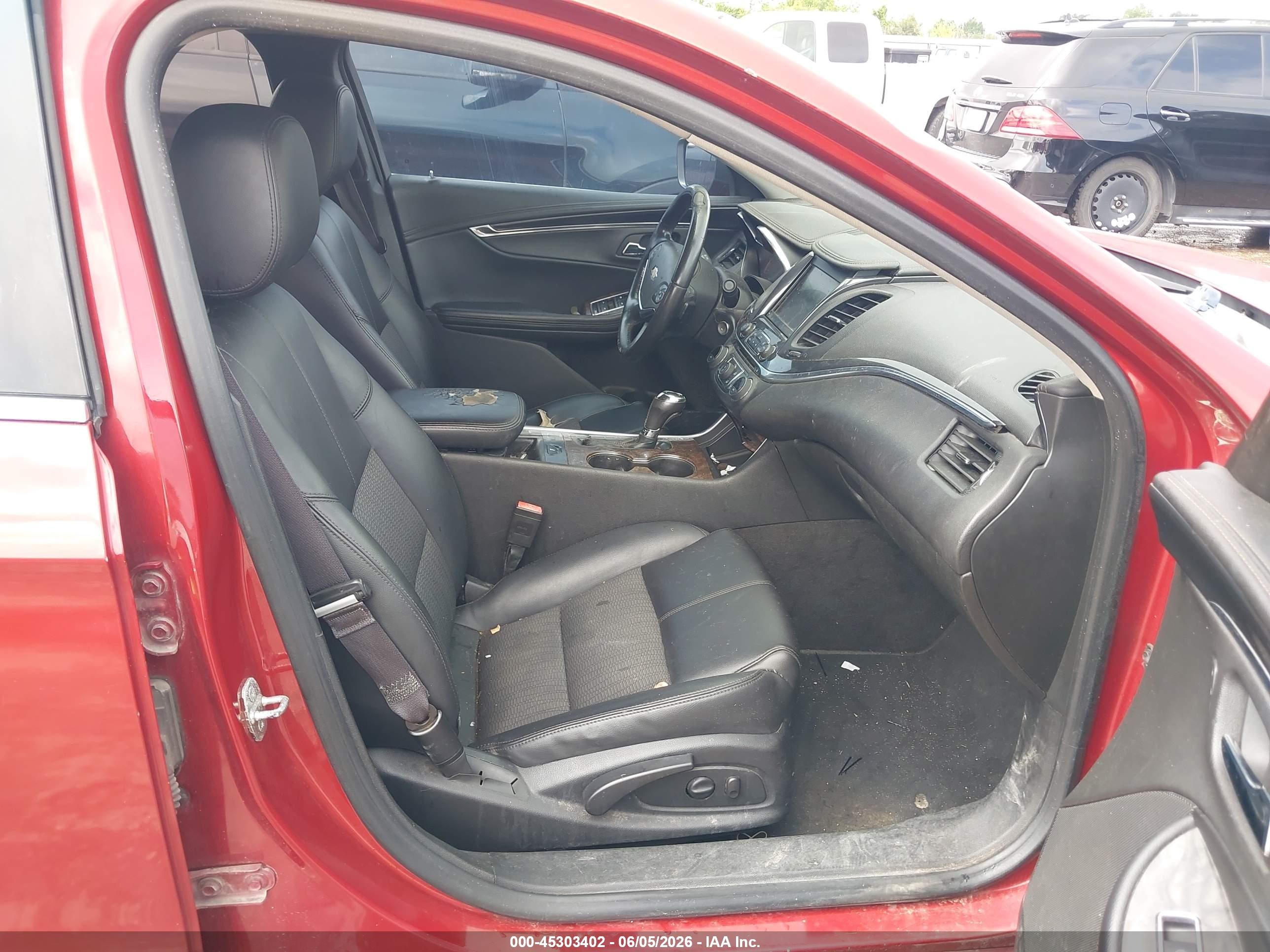 2015 Chevrolet Impala 1lt Red vin: 2G1115SL7F9141502