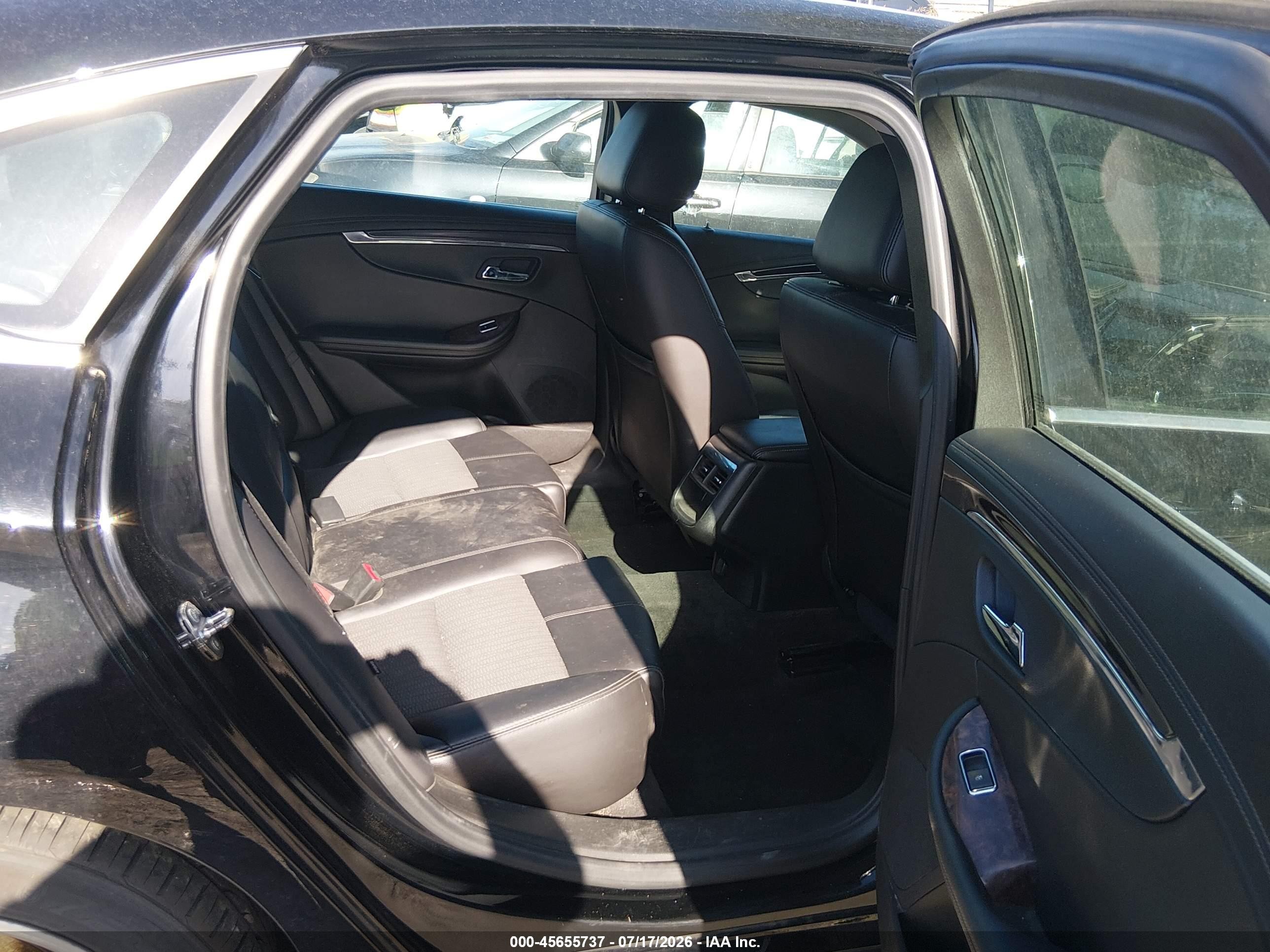 2015 Chevrolet Impala 1lt Black vin: 2G1115SL7F9177142