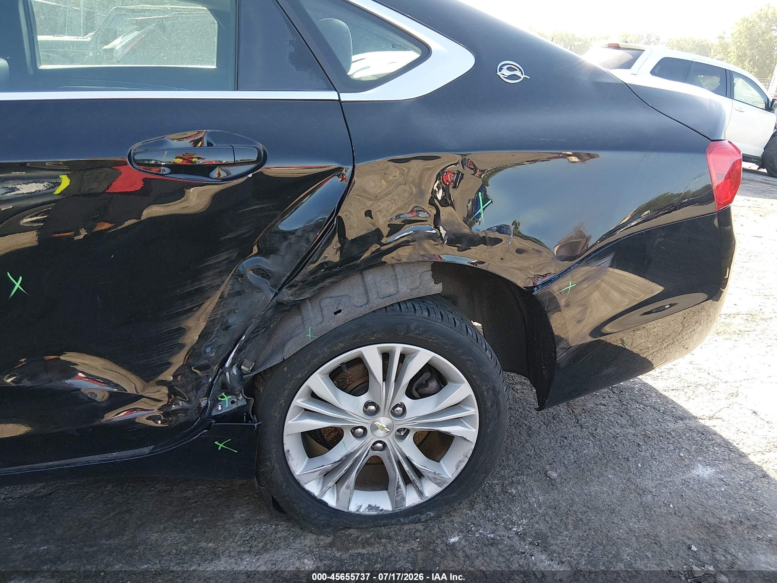 2015 Chevrolet Impala 1lt Black vin: 2G1115SL7F9177142