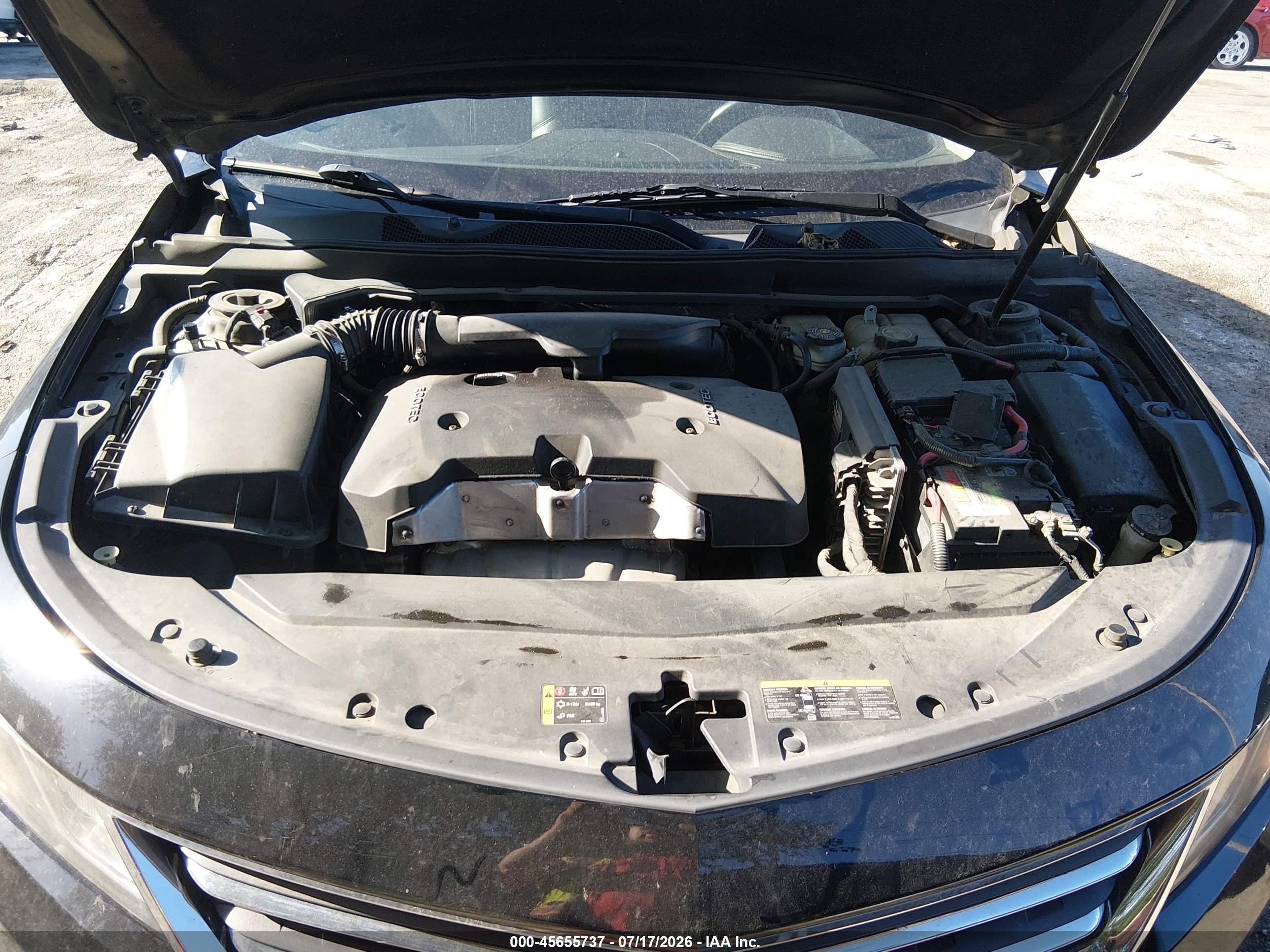 2015 Chevrolet Impala 1lt Black vin: 2G1115SL7F9177142