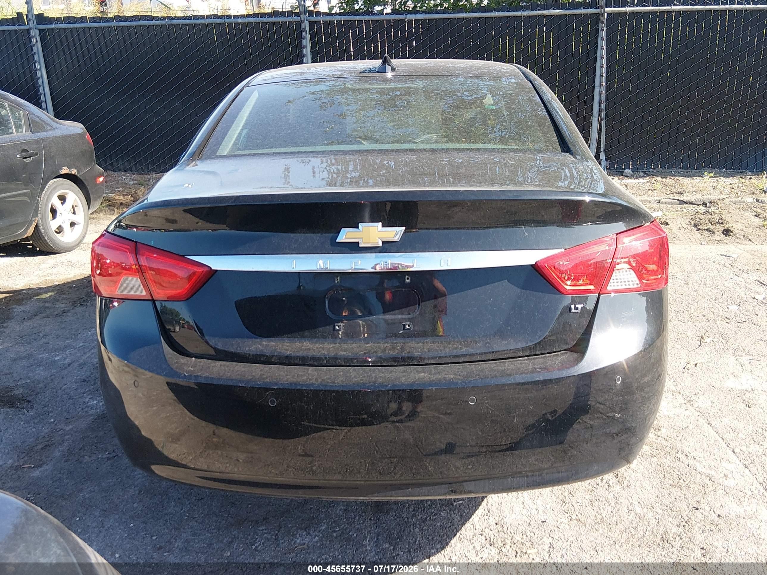 2015 Chevrolet Impala 1lt Black vin: 2G1115SL7F9177142