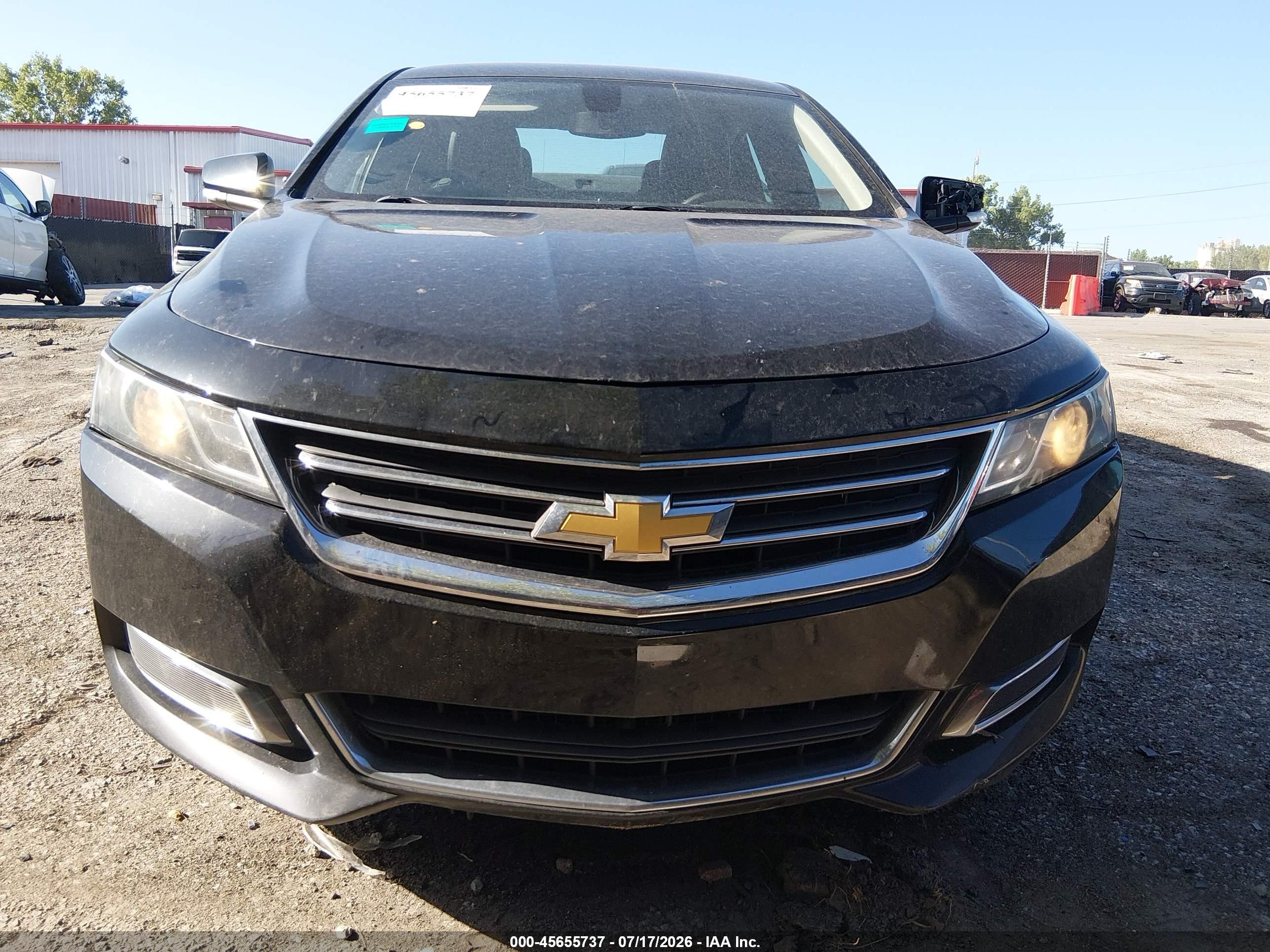2015 Chevrolet Impala 1lt Black vin: 2G1115SL7F9177142