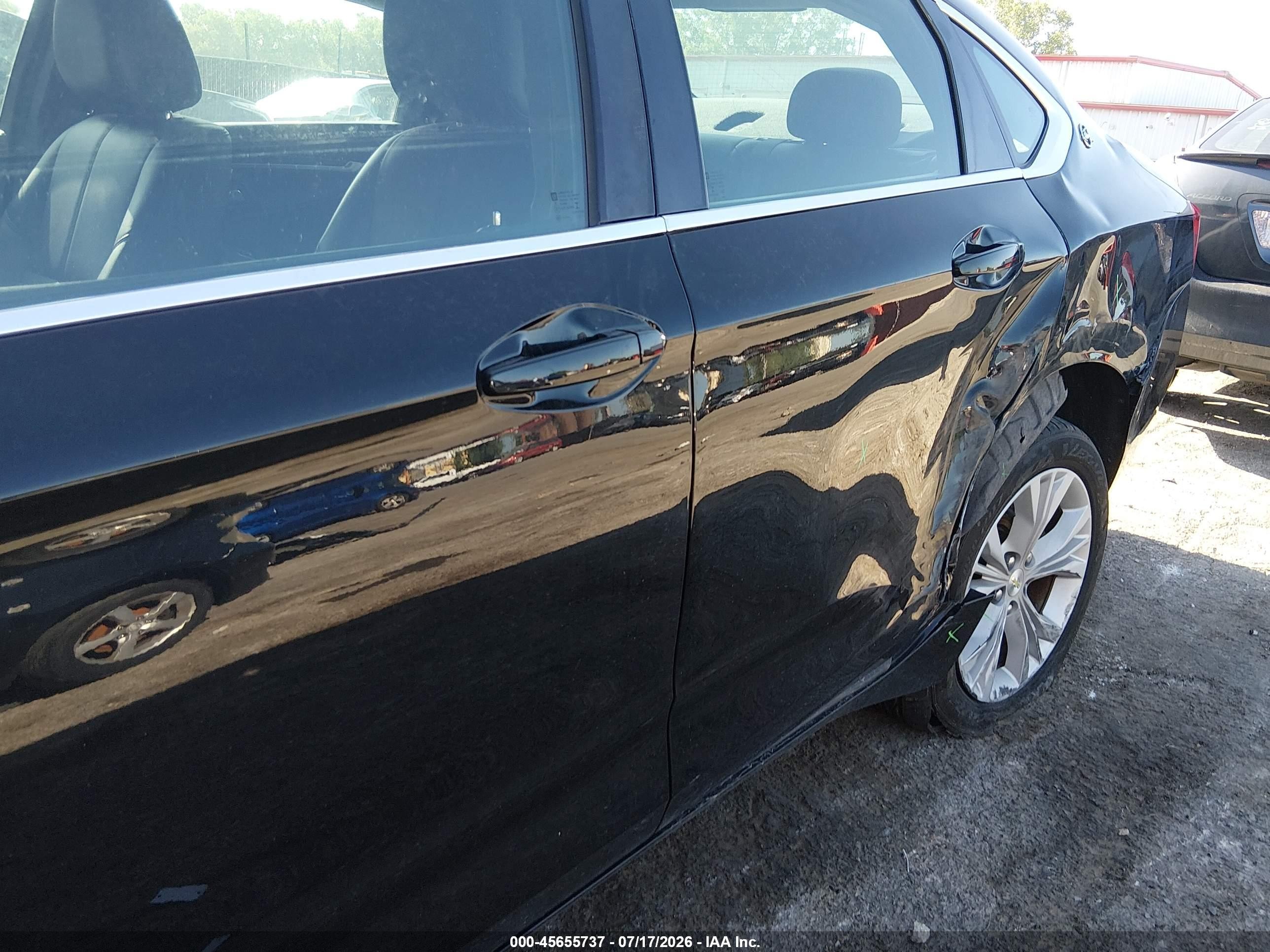 2015 Chevrolet Impala 1lt Black vin: 2G1115SL7F9177142