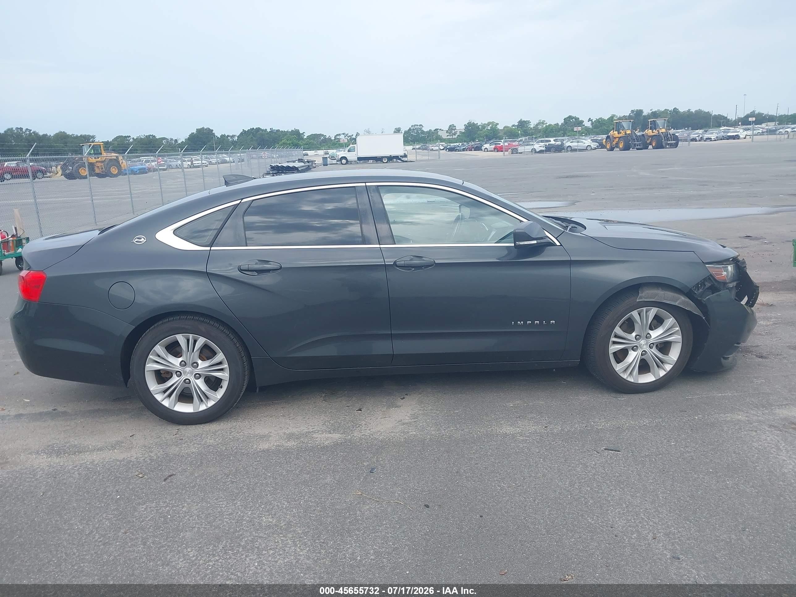 2015 Chevrolet Impala 1lt Серый vin: 2G1115SL7F9209636