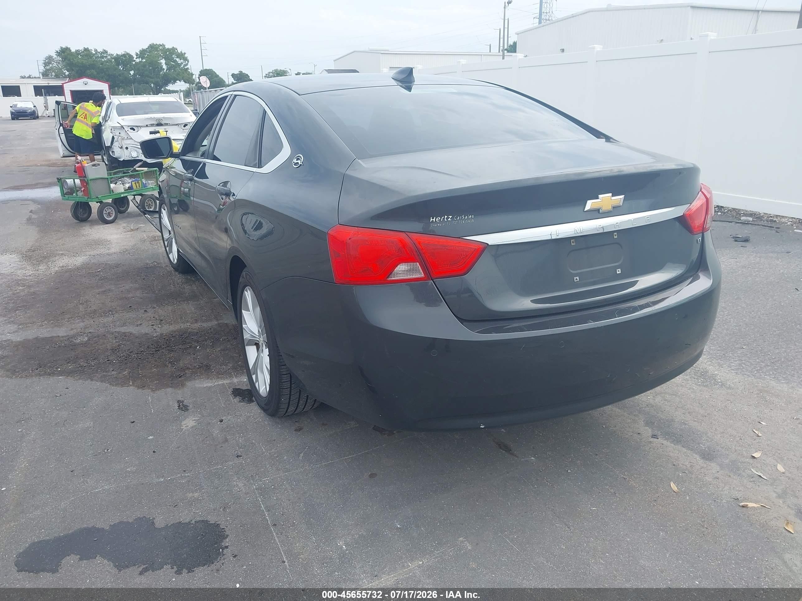 2015 Chevrolet Impala 1lt Серый vin: 2G1115SL7F9209636
