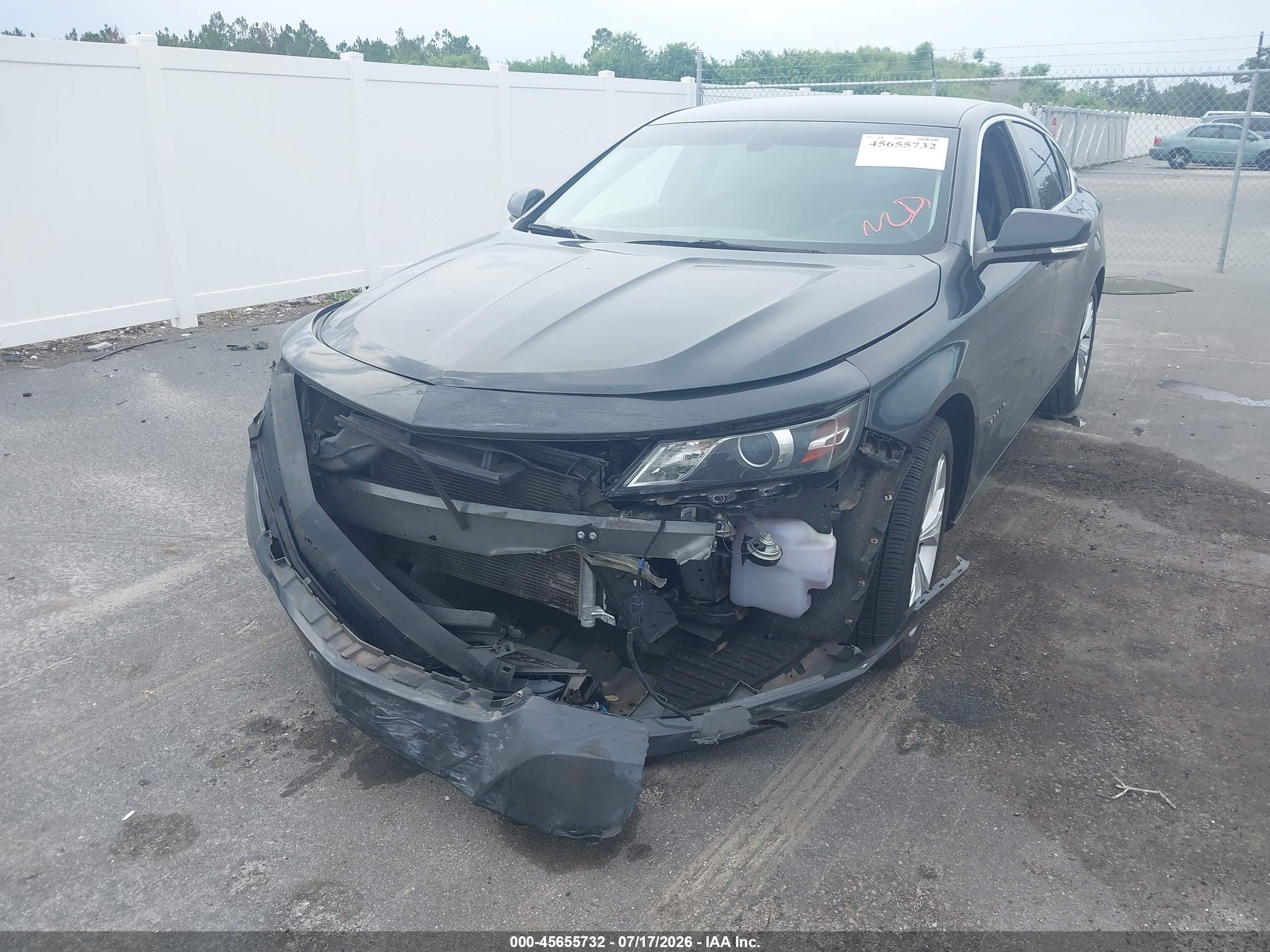 2015 Chevrolet Impala 1lt Серый vin: 2G1115SL7F9209636