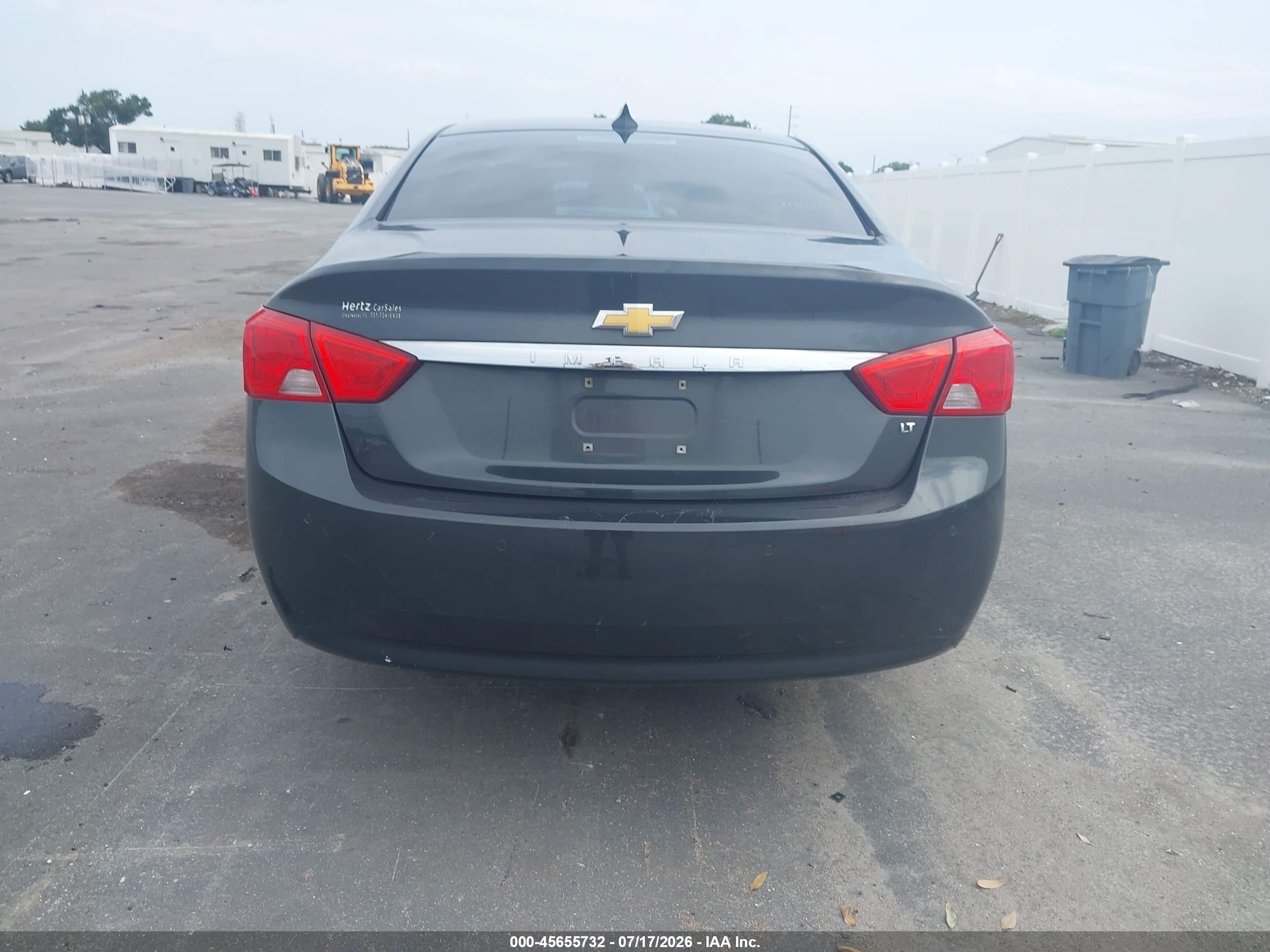 2015 Chevrolet Impala 1lt Серый vin: 2G1115SL7F9209636