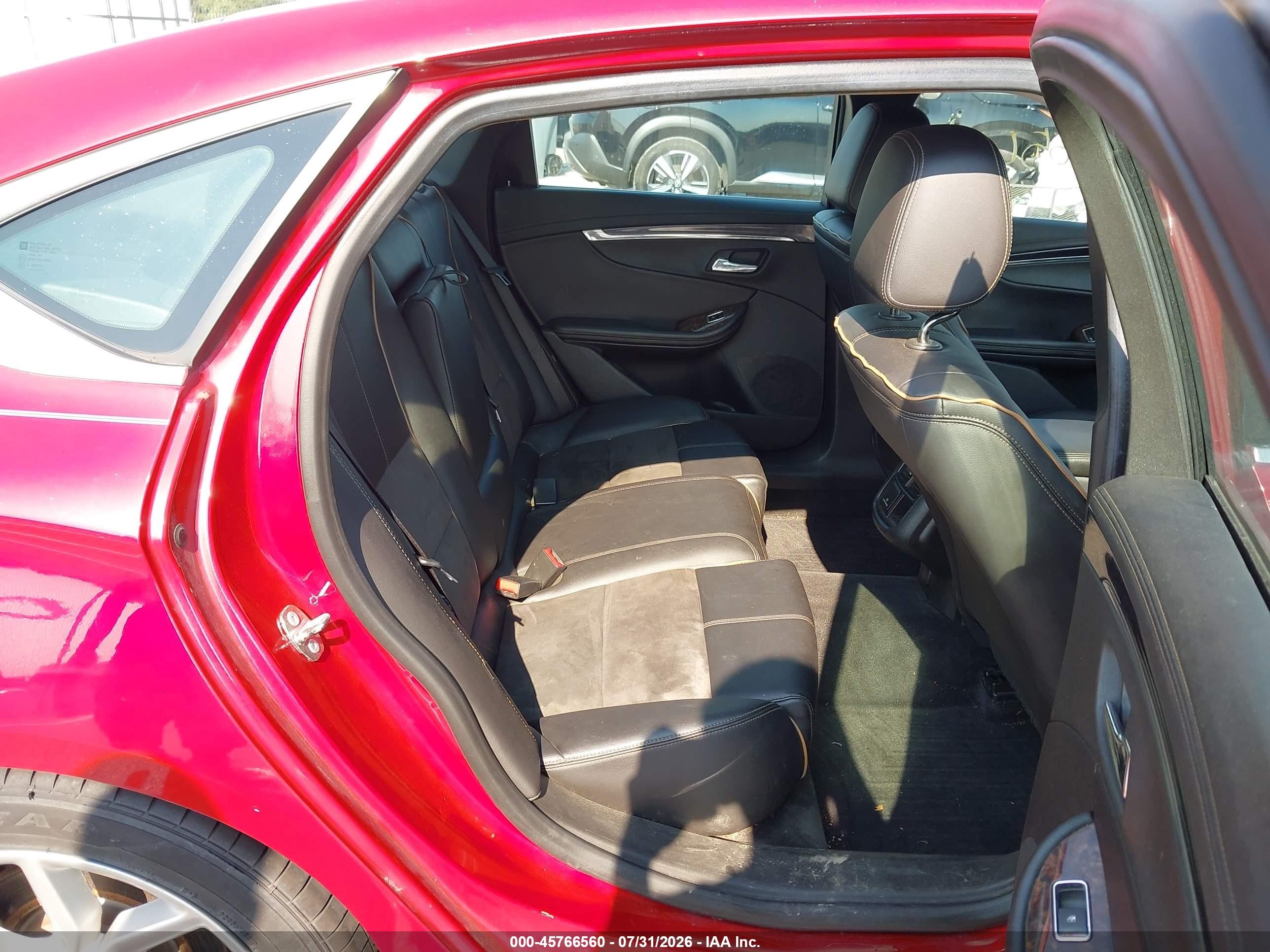 2015 Chevrolet Impala 1lt Red vin: 2G1115SL7F9276009