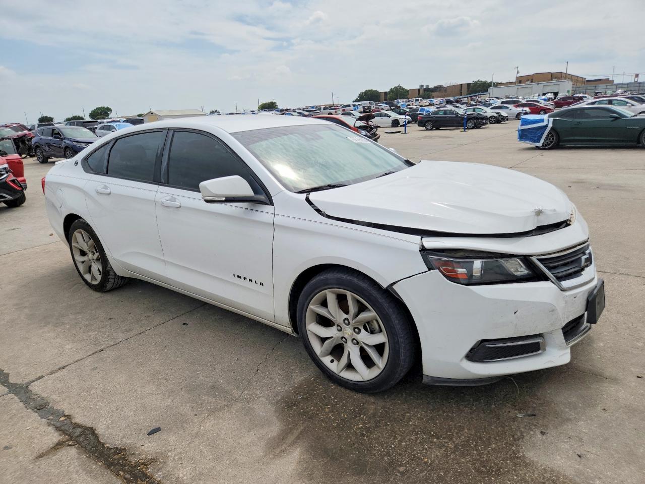 2015 Chevrolet Impala Lt White vin: 2G1115SL8F9161595