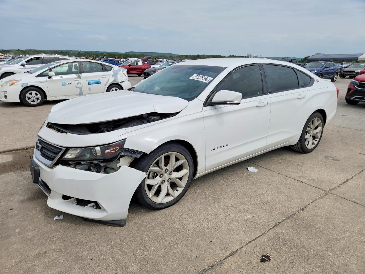 2015 Chevrolet Impala Lt White vin: 2G1115SL8F9161595