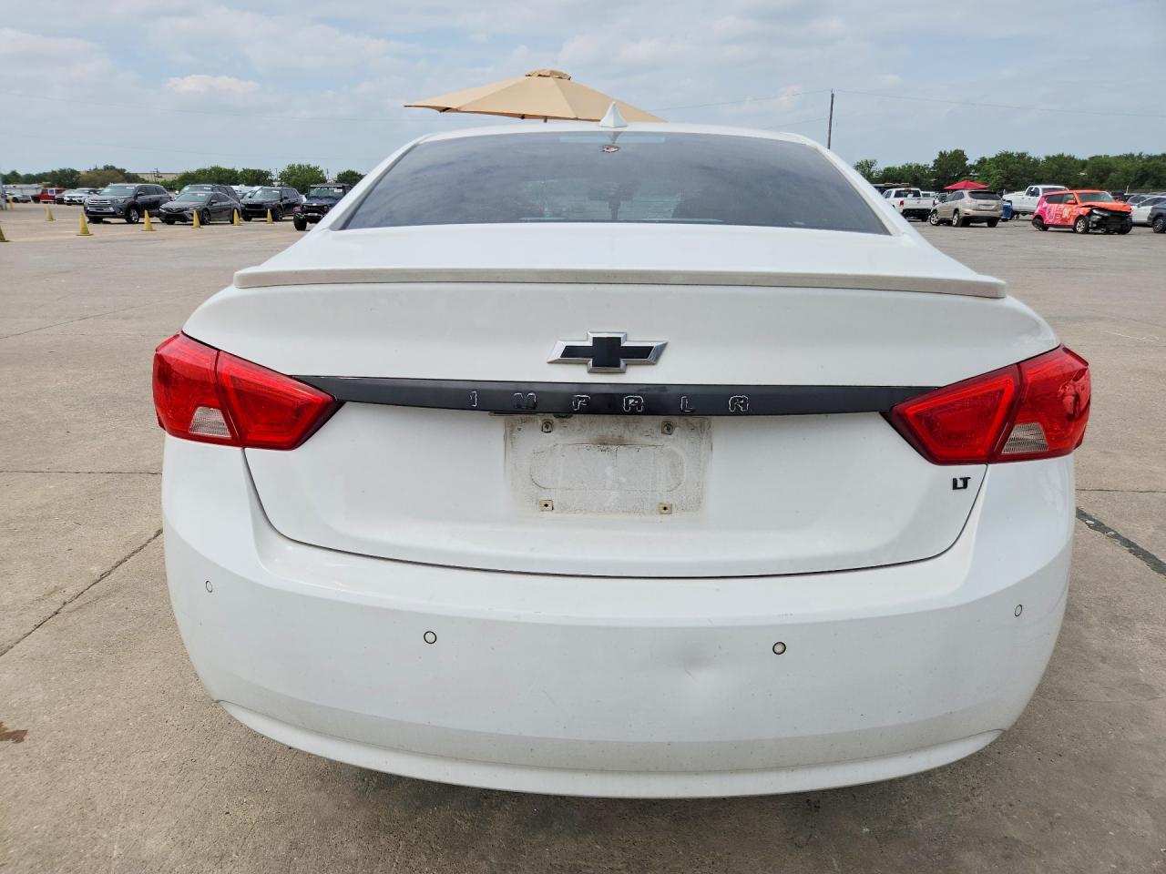 2015 Chevrolet Impala Lt White vin: 2G1115SL8F9161595